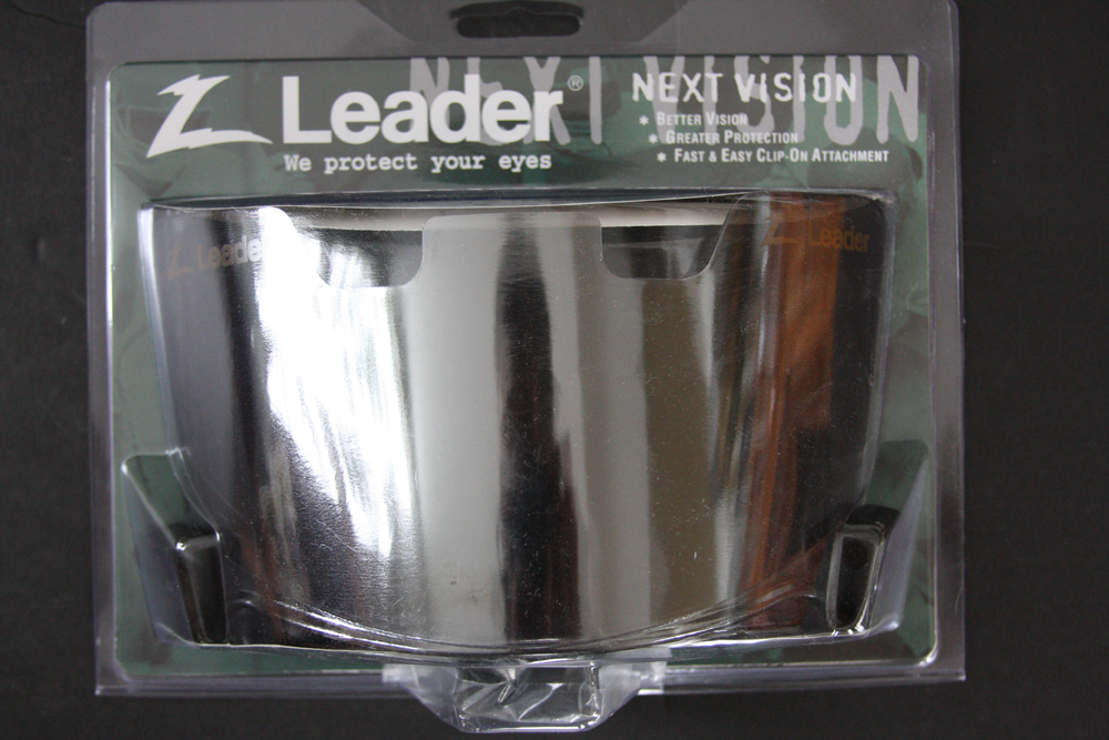 Z-LEADER Football Helmet Facemask New Condition Eye Shield Visor MIRROR Game