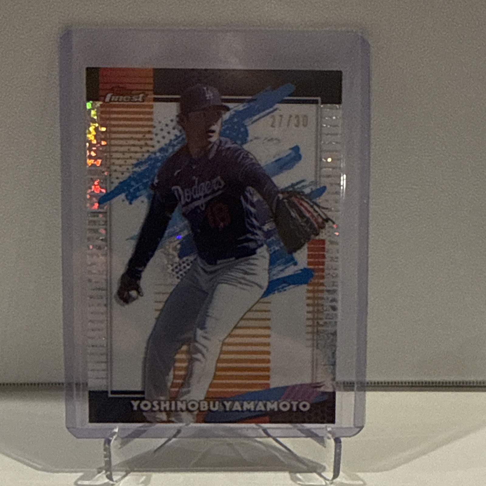 Topps 2026 Finest Yoshinobu Yamamoto Los Angeles Dodgers #110 Uncommon 27/30