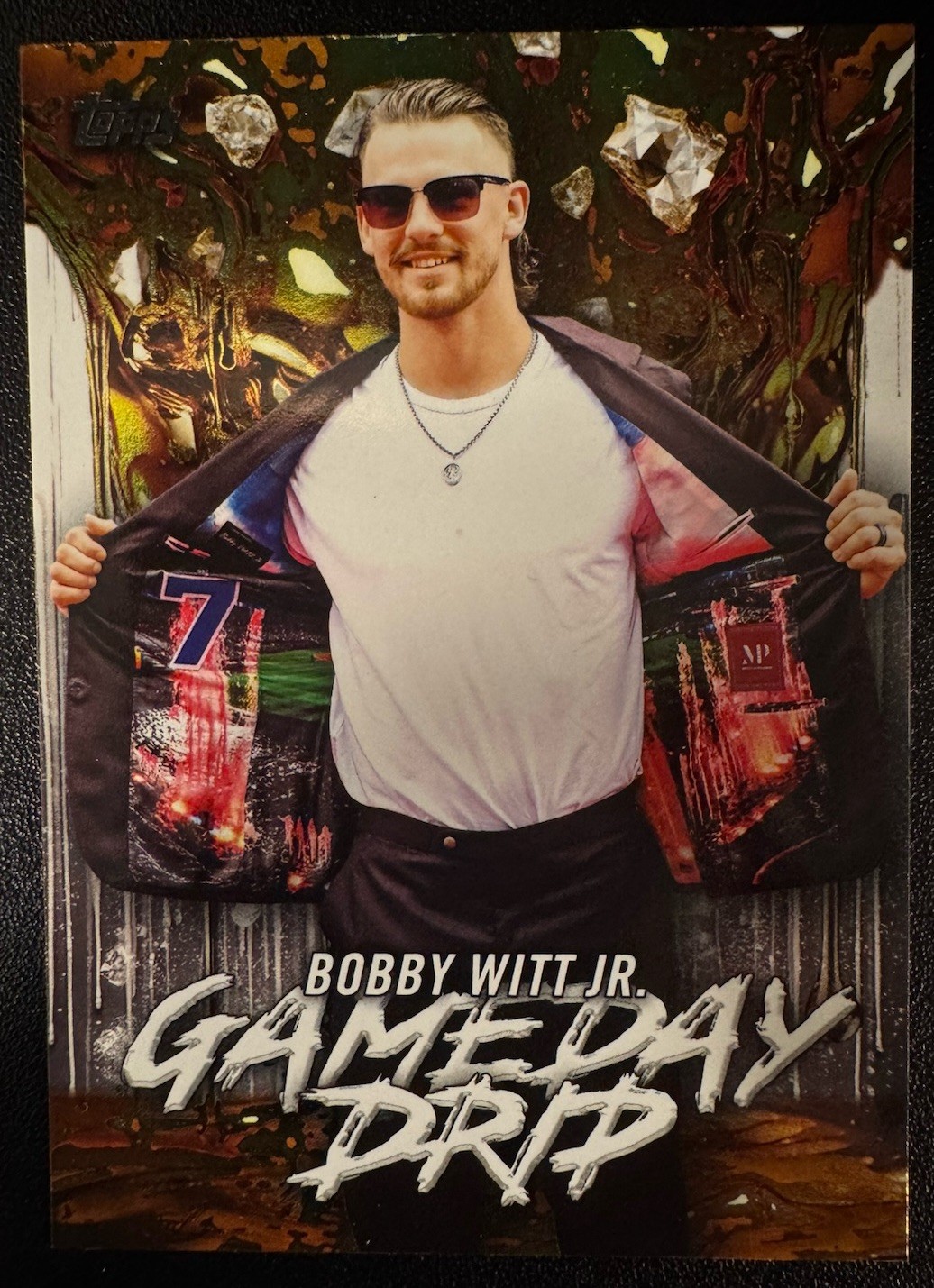 2026 Topps Celebration Bobby Witt Jr. Gameday Drip Insert #GD-1 Royals
