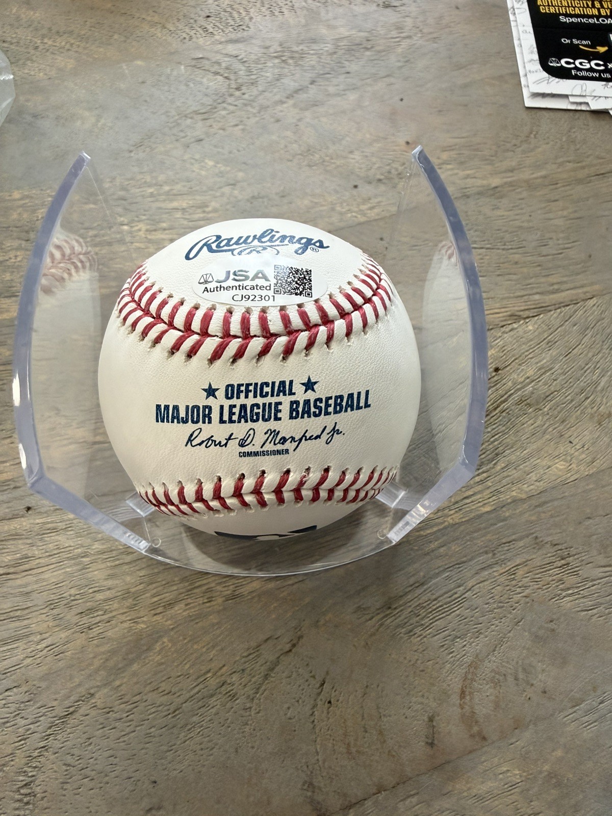 Bobby Cox Signed Baseball Rawlings MLB Baseball HOF 14 Inscribed Autographed JSA