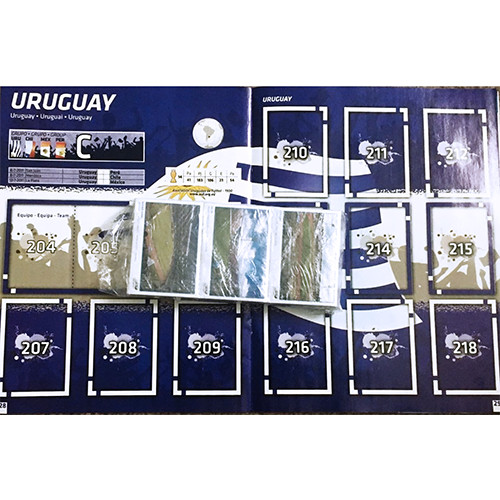 Panini Copa America Argentina 2011 – Complete Set & Empty Album