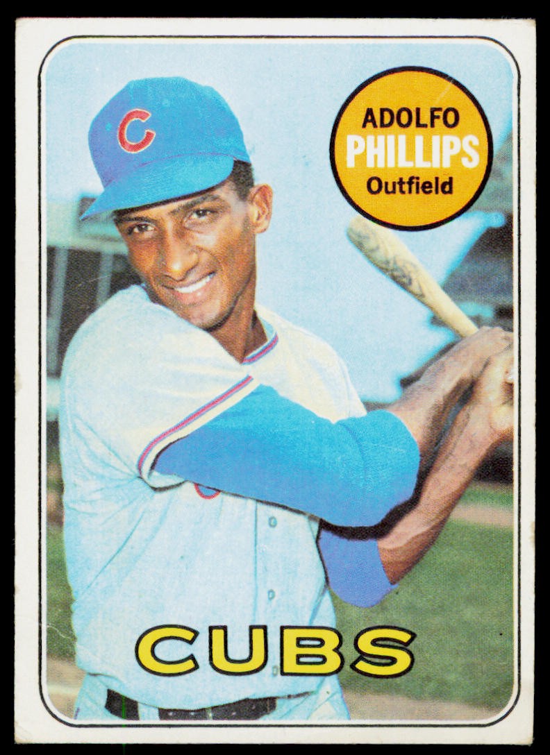 1969 Topps Adolfo Phillips 372 Chicago Cubs