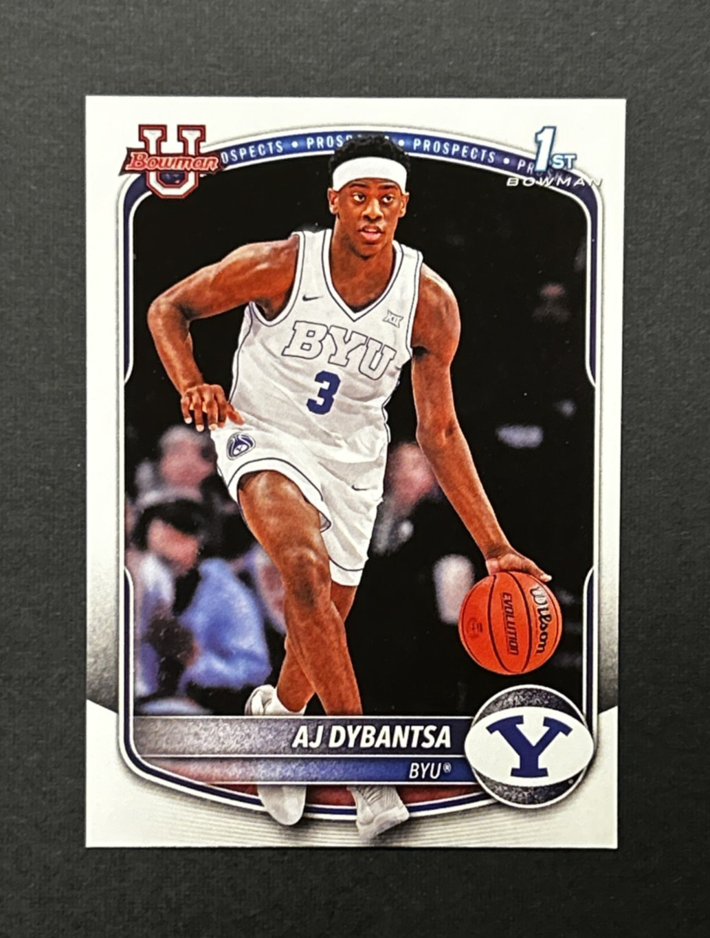 AJ Dybantsa Rookie Card 1st Bowman: 2025-26 Base – BYU #BPP-1