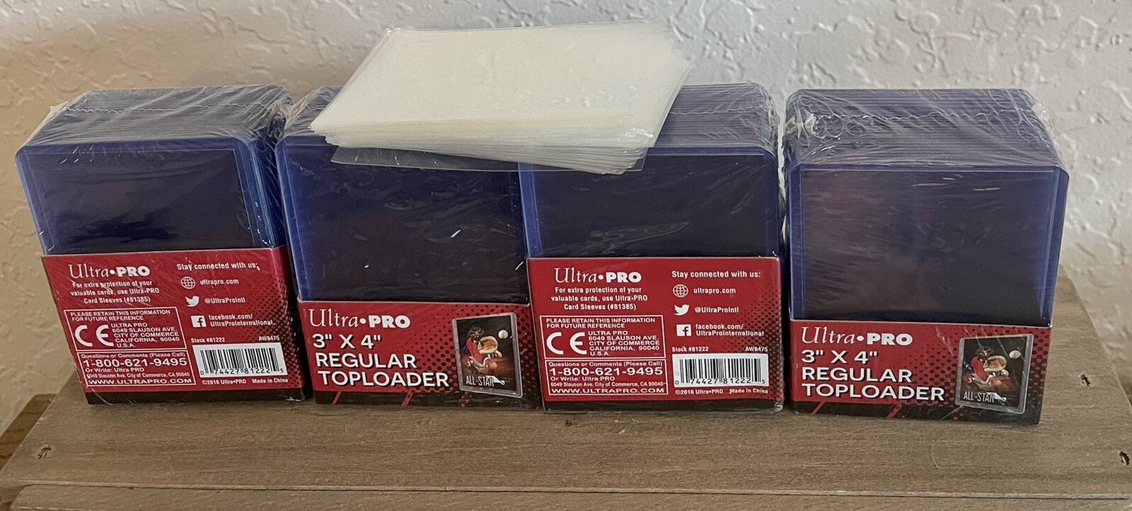 100 count, 20 Point, Ultra PRO Style Top Loaders (with 100 FREE Penny Sleeves)