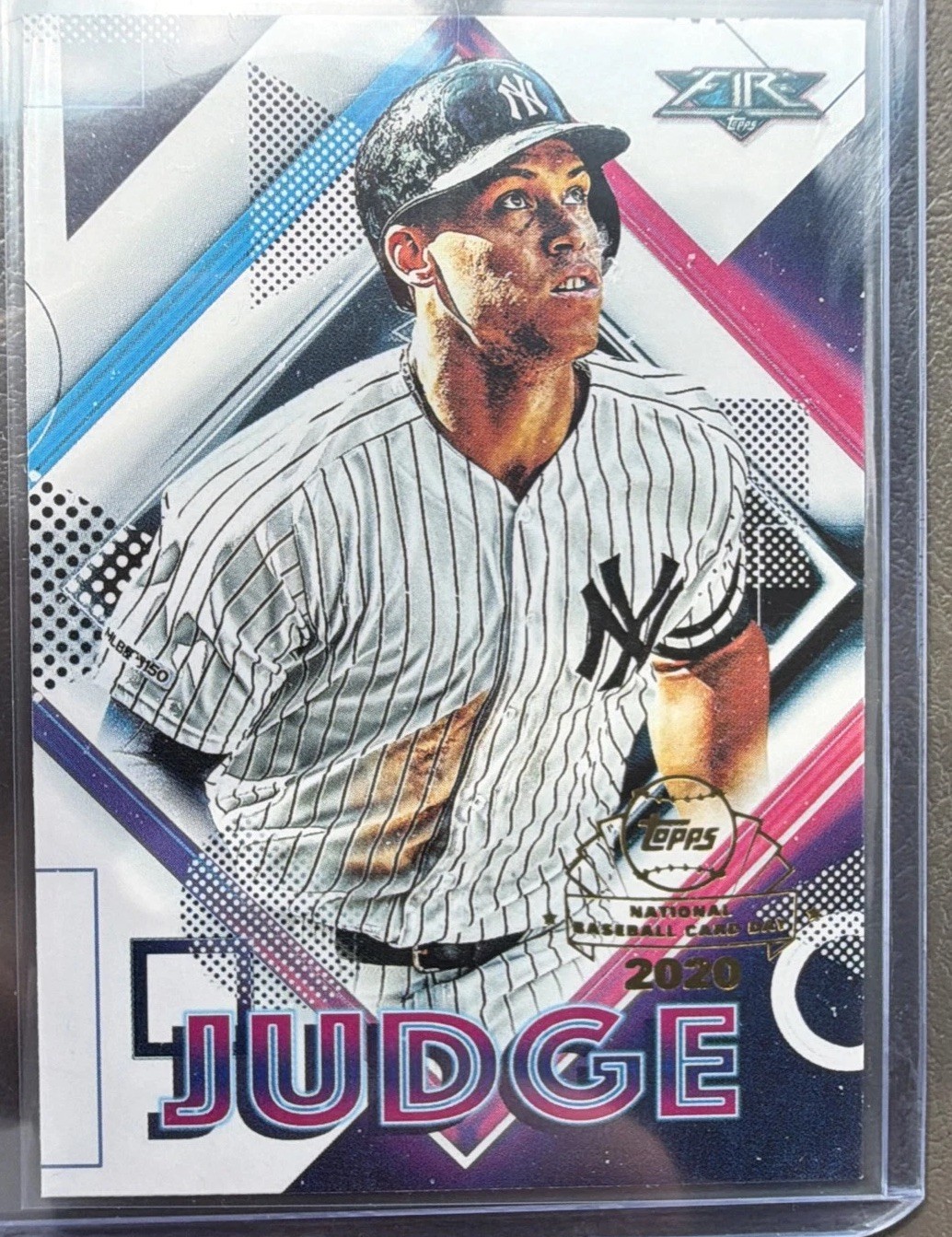 2020 Topps Chrome – Topps Fire Preview Aaron Judge #FP-1