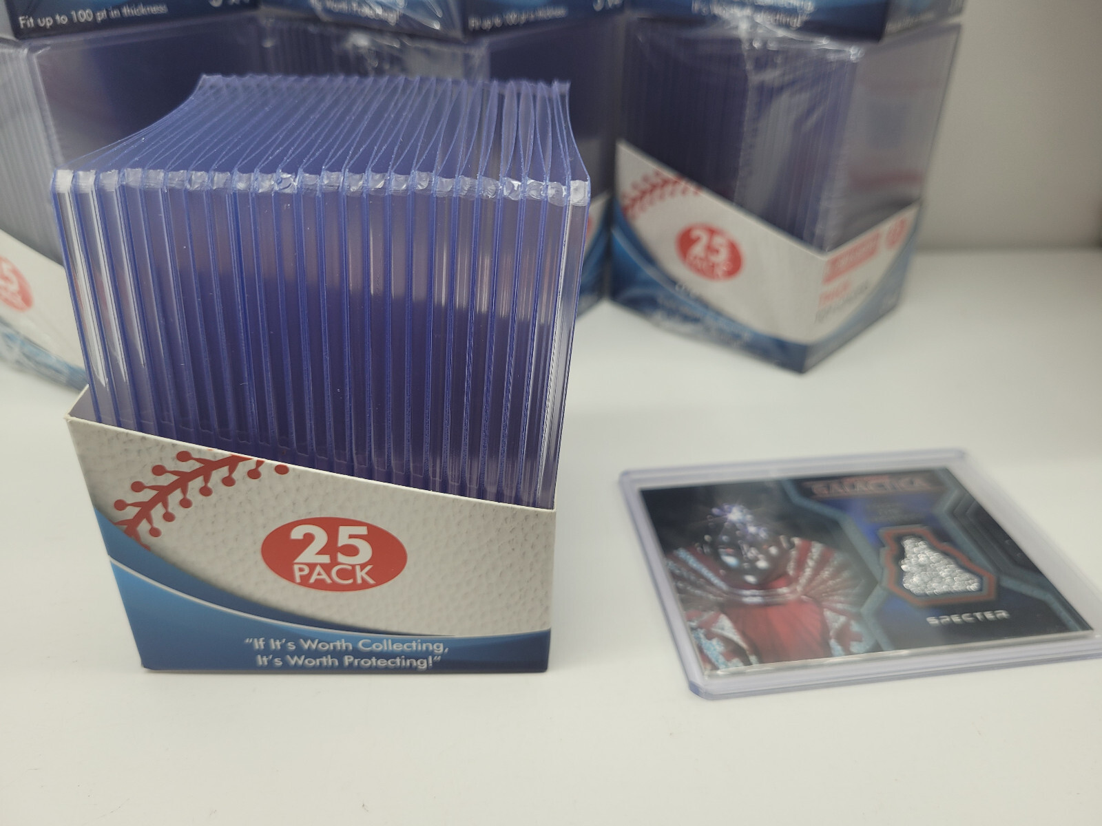 150 Thick Top Loader 100 point 2.5mm Card Holder 3×4 Inch 200 Soft Sleeves BONUS