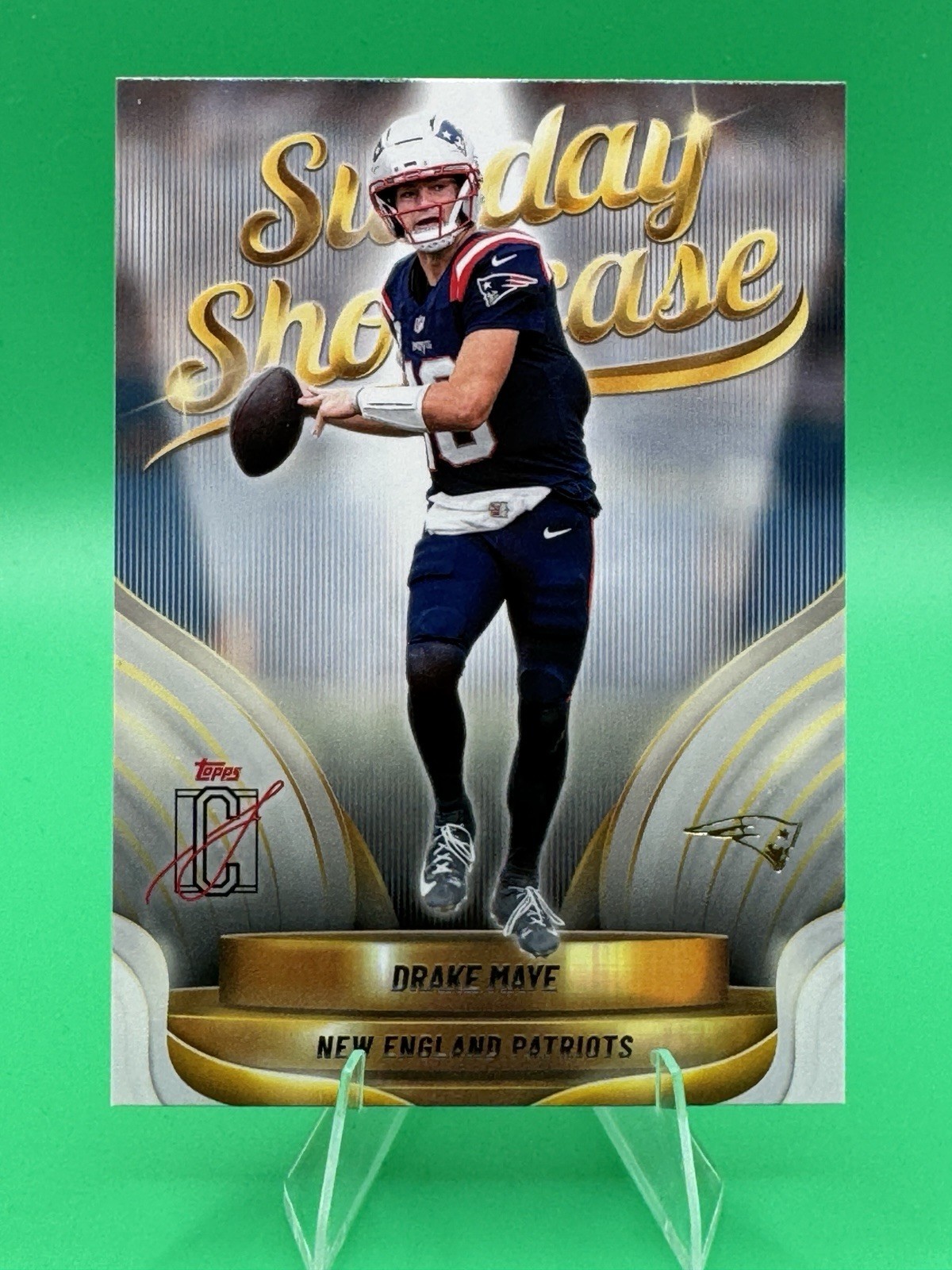 Topps 2025 Signature Class Sunday Showcase Drake Maye SS-9 Patriots