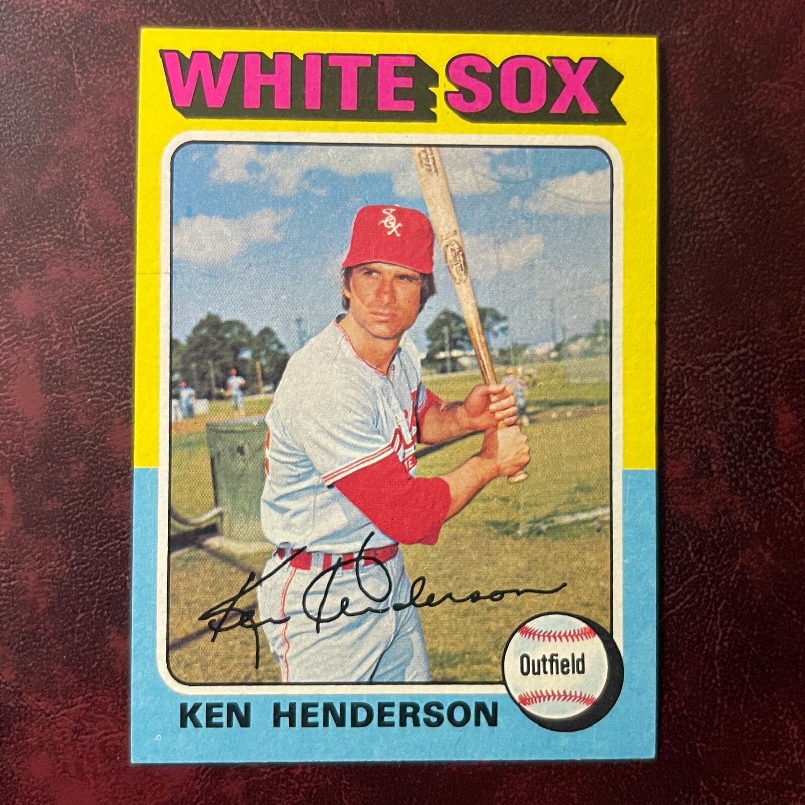 1975 Topps Set KEN HENDERSON #59 WHITE SOX NM/MNT+ *HI GRADE* VENDING *TOUGH a75