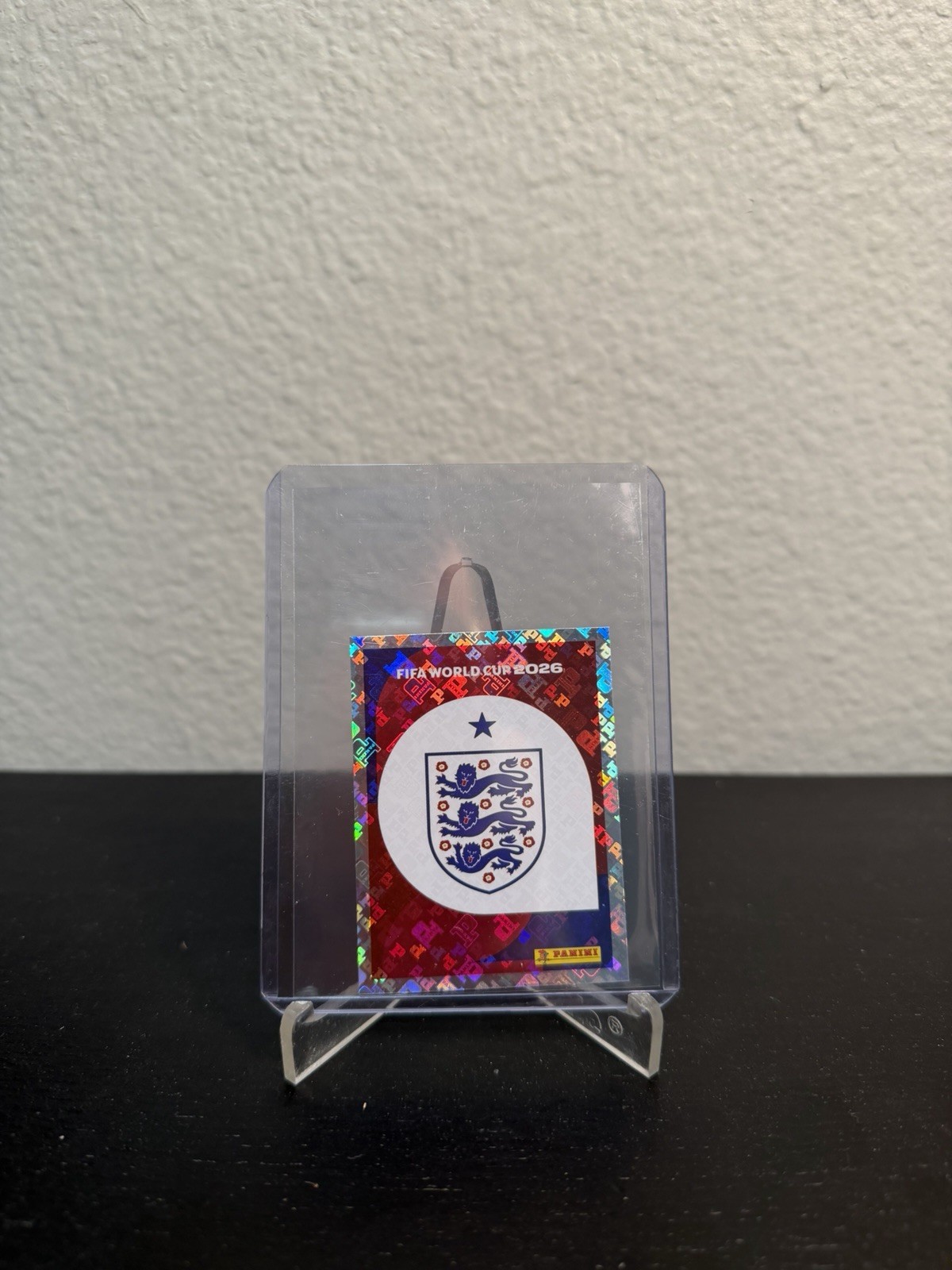 2026 Panini FIFA World Cup Sticker – England #ENG1 – Team Logo Holo Foil