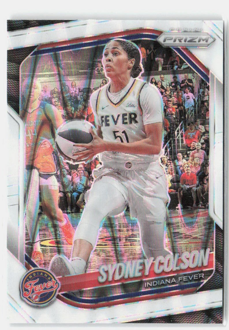 2025 Panini Prizm WNBA #1 Sydney Colson White Seismic Prizms