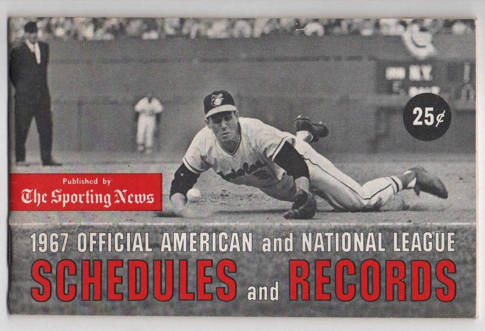 1967 TSN Official AL & NL Regular Season SCHEDULE and RECORDS BOOKLET