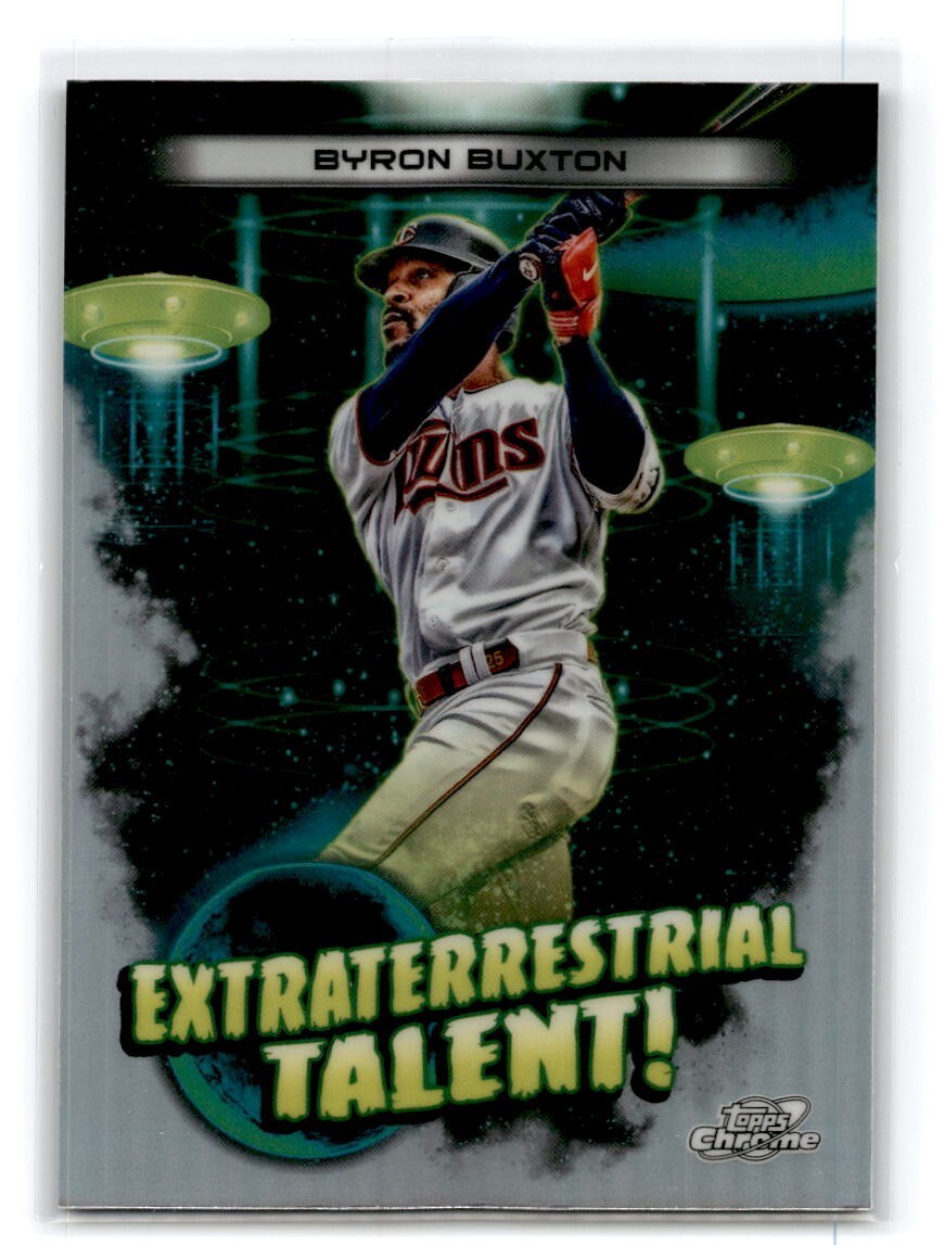 2023 Topps Chrome Cosmic Byron Buxton Extraterrestrial Talent #ET-1 Twins