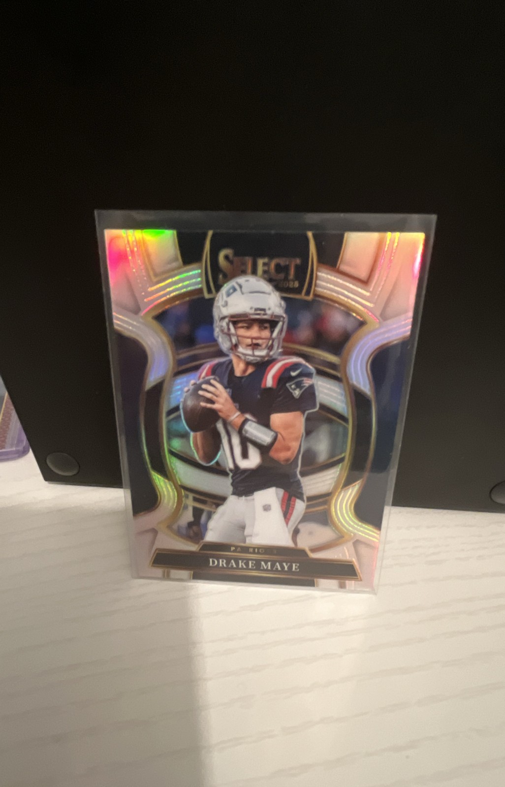 2025 Panini Select – Concourse Drake Maye #80 Silver Prizm