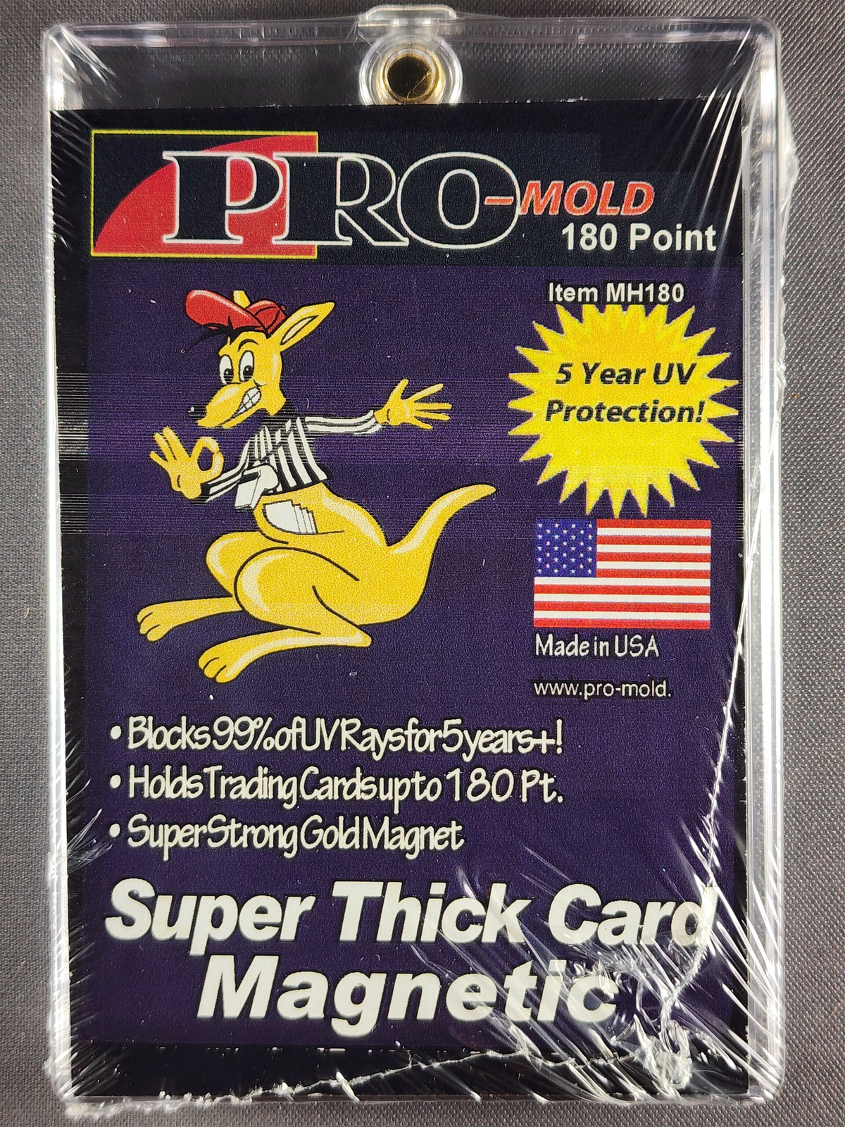 1x Pro Mold MH180 Original 180pt Magnetic Card Holder One Touch -Made in USA!