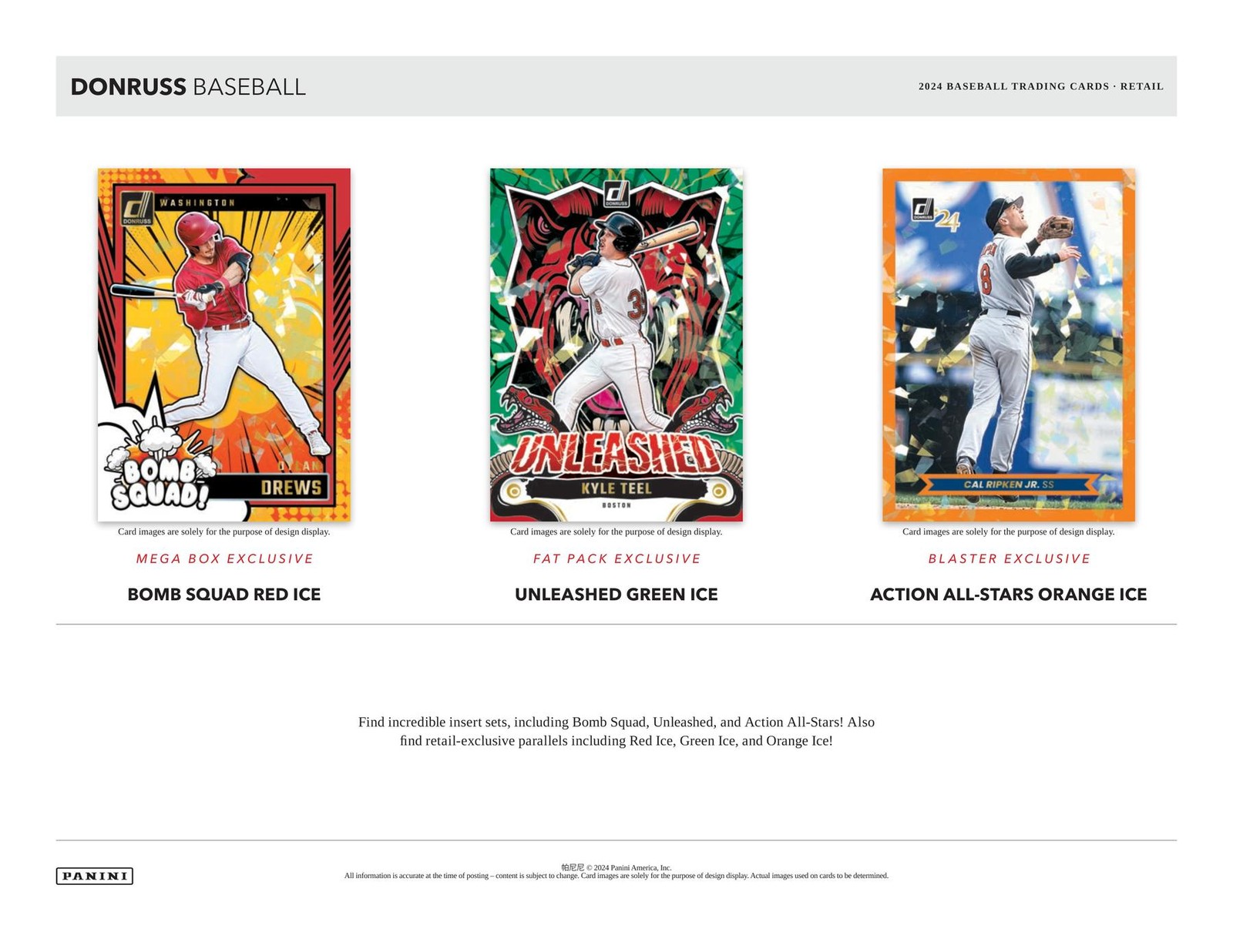 2024 PANINI DONRUSS BASEBALL MEGA BOX
