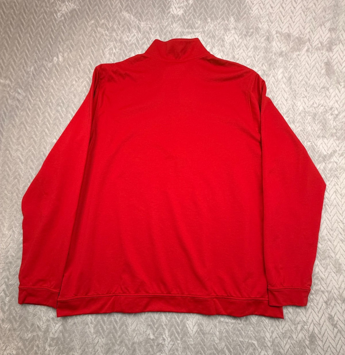 adidas Nebraska Cornhuskers Elevated Quarter-Zip Pullover Red Mens 2XL New