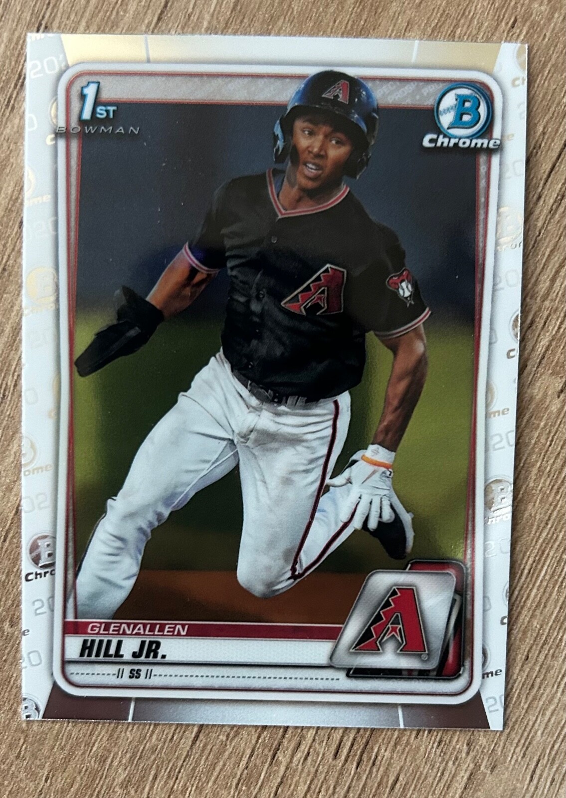 2020 Bowman Glenallen Hill Jr 1st Chrome #BCP-59 Arizona Diamondbacks