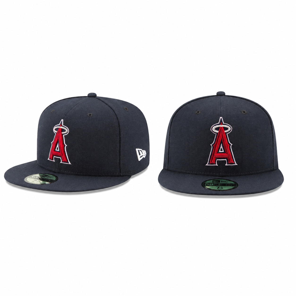 Los Angeles Angels New Era 59FIFTY Fitted Hat Navy Blue MLB Cap