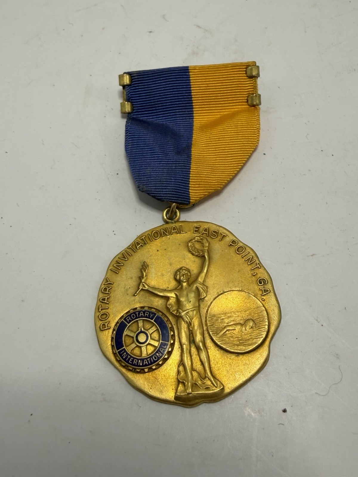 1959 Rotary Invitational Swimming Medal East Point GA 200 YD Freestyle