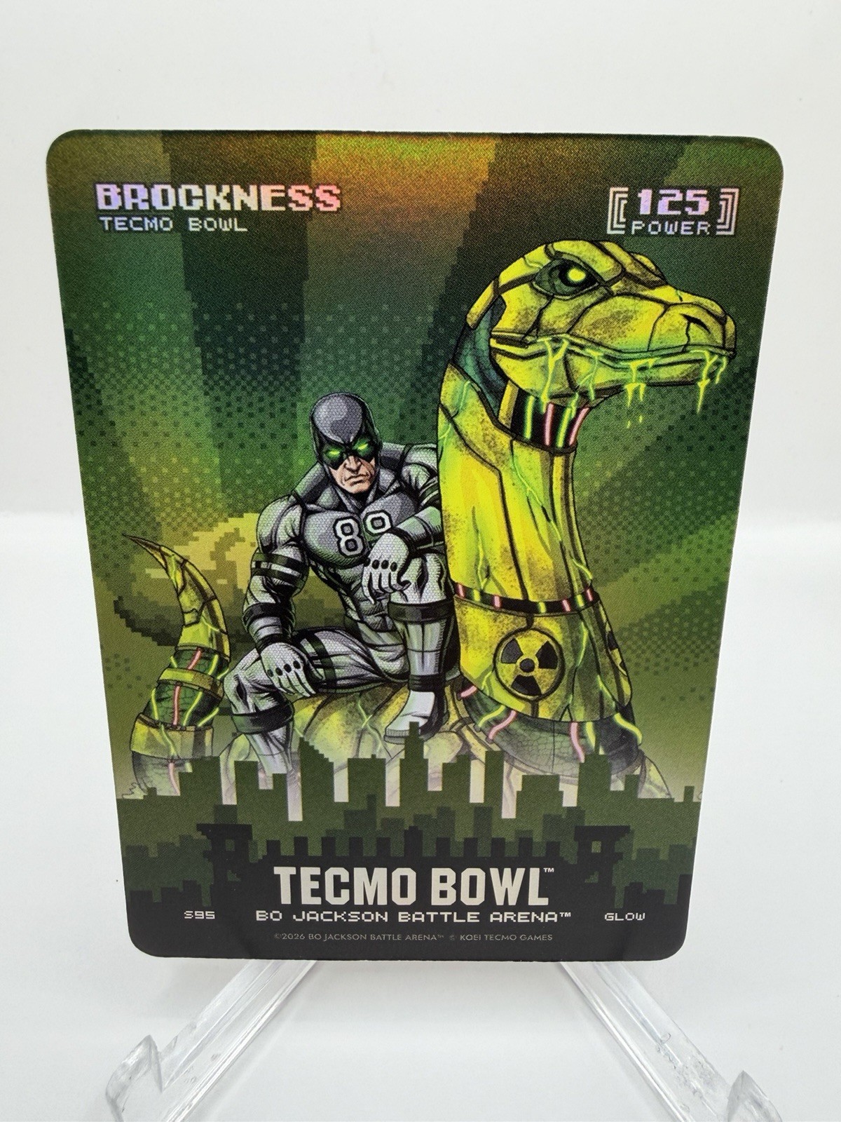 Bo Jackson Battle Arena Tecmo Bowl Brockness Skyline Glow 125 Power
