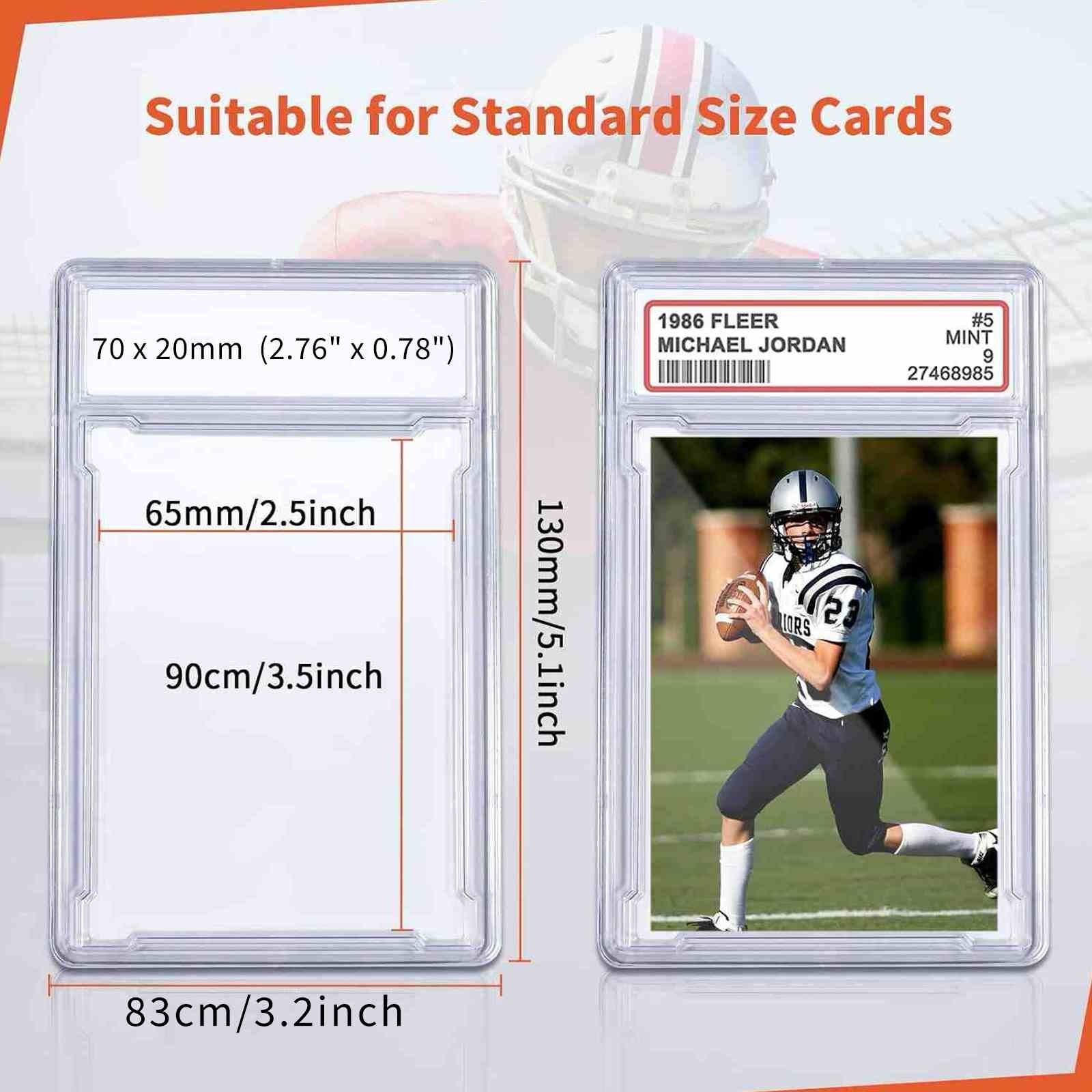 5/25/50/75/100Pack Empty PSA Style Slab Graded Card Holder For Pokemon 35PT TCG