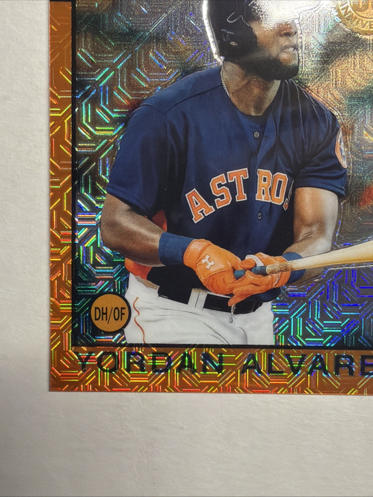 2021 Topps Silver Pack Yordan Alvarez #86BC-67 /25 Orange Color Match Astros