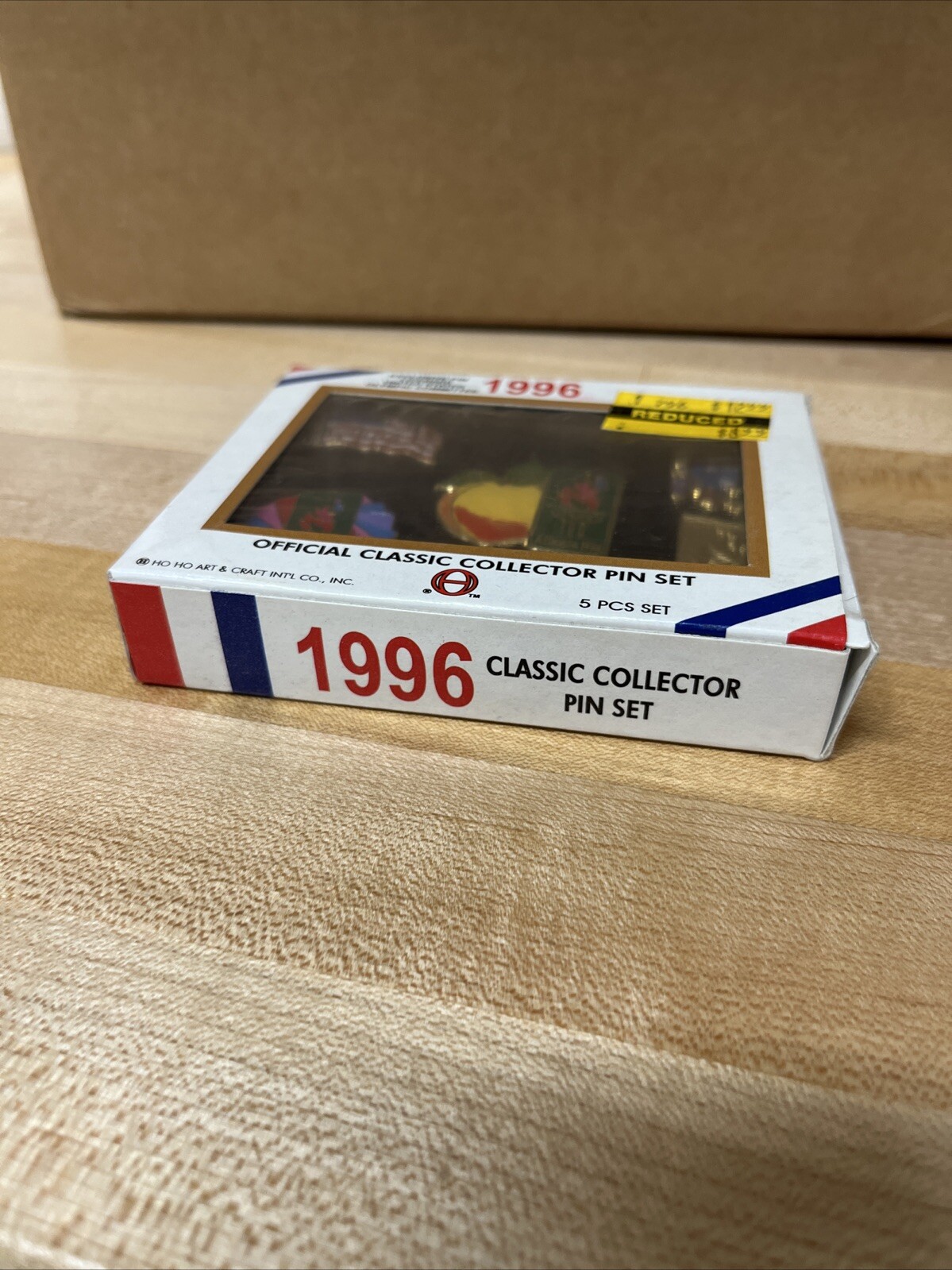1996 OLYMPIC GAMES OFFICIAL CLASSIC COLLECTOR PIN SET 5 Pcs ATLANTA NEW