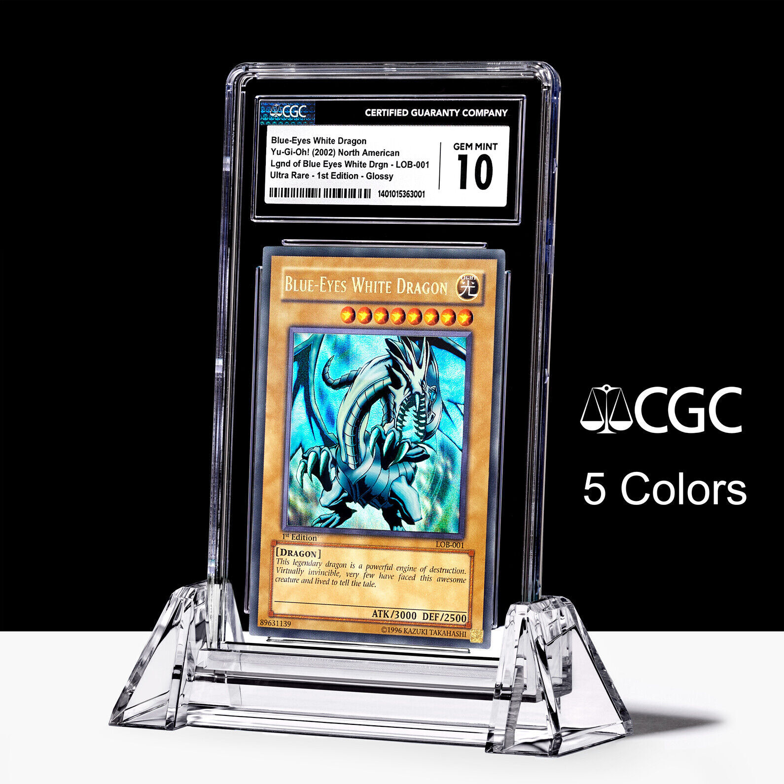 CGC Acrylic Stand Clear / Color For Graded Card Display / Slab Holder