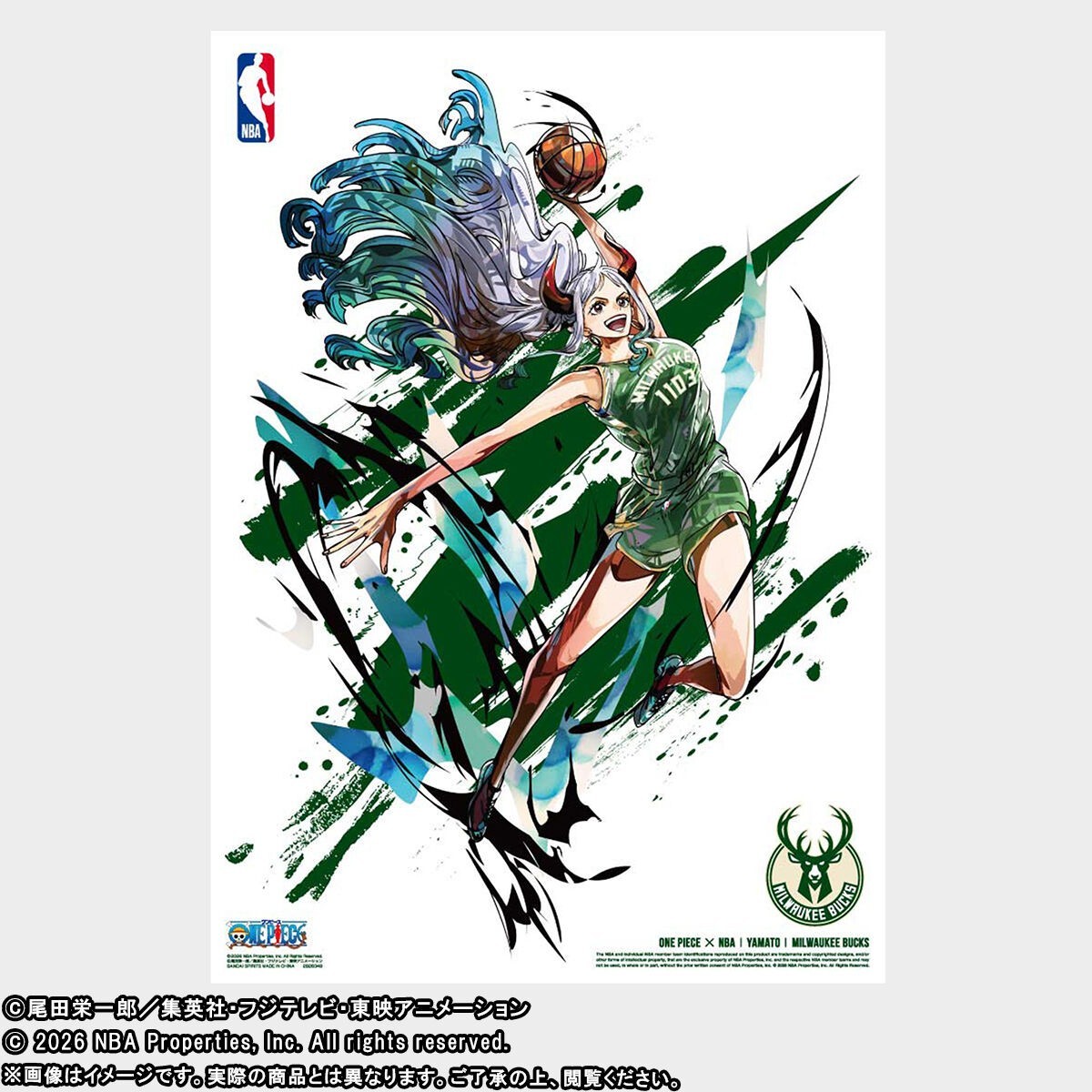 Pre-order ONE PIECE NBA Mini Poster Set 10 Sheets Limited Japan Official limited