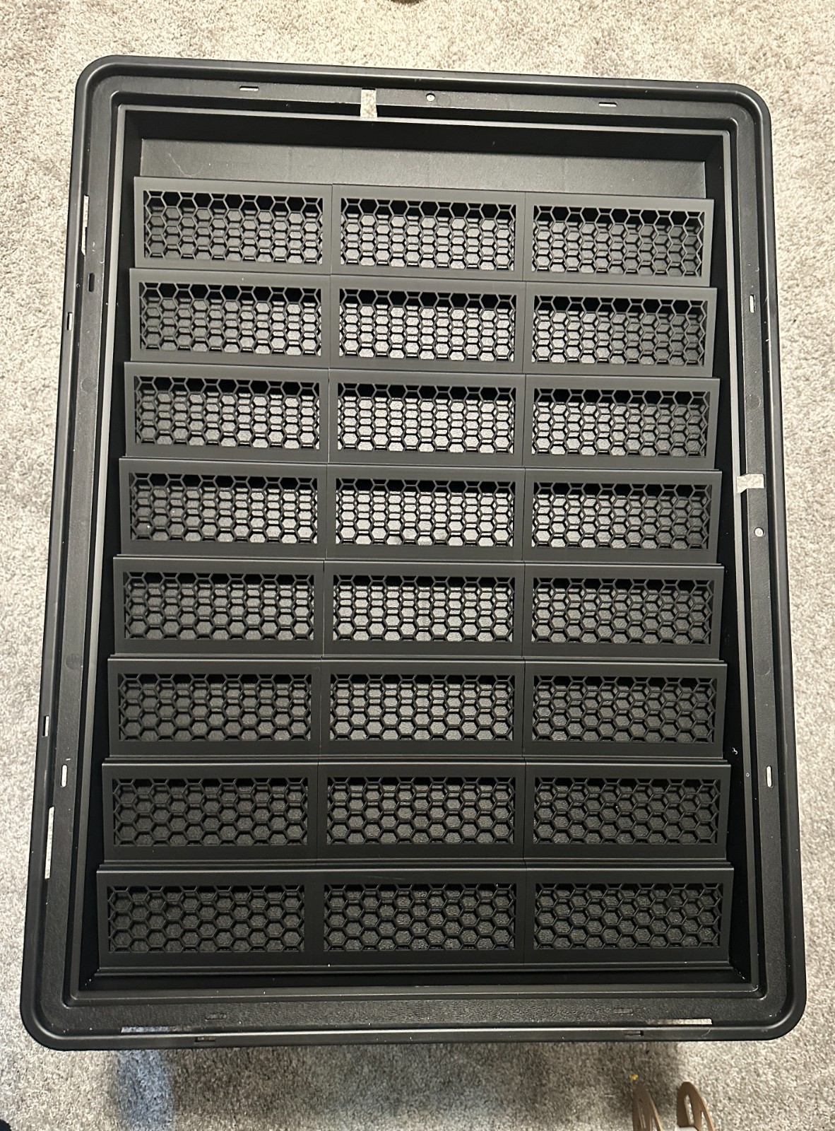 Zion Case Card Display Riser Set – Great For Graded Slabs Or Singles – Black