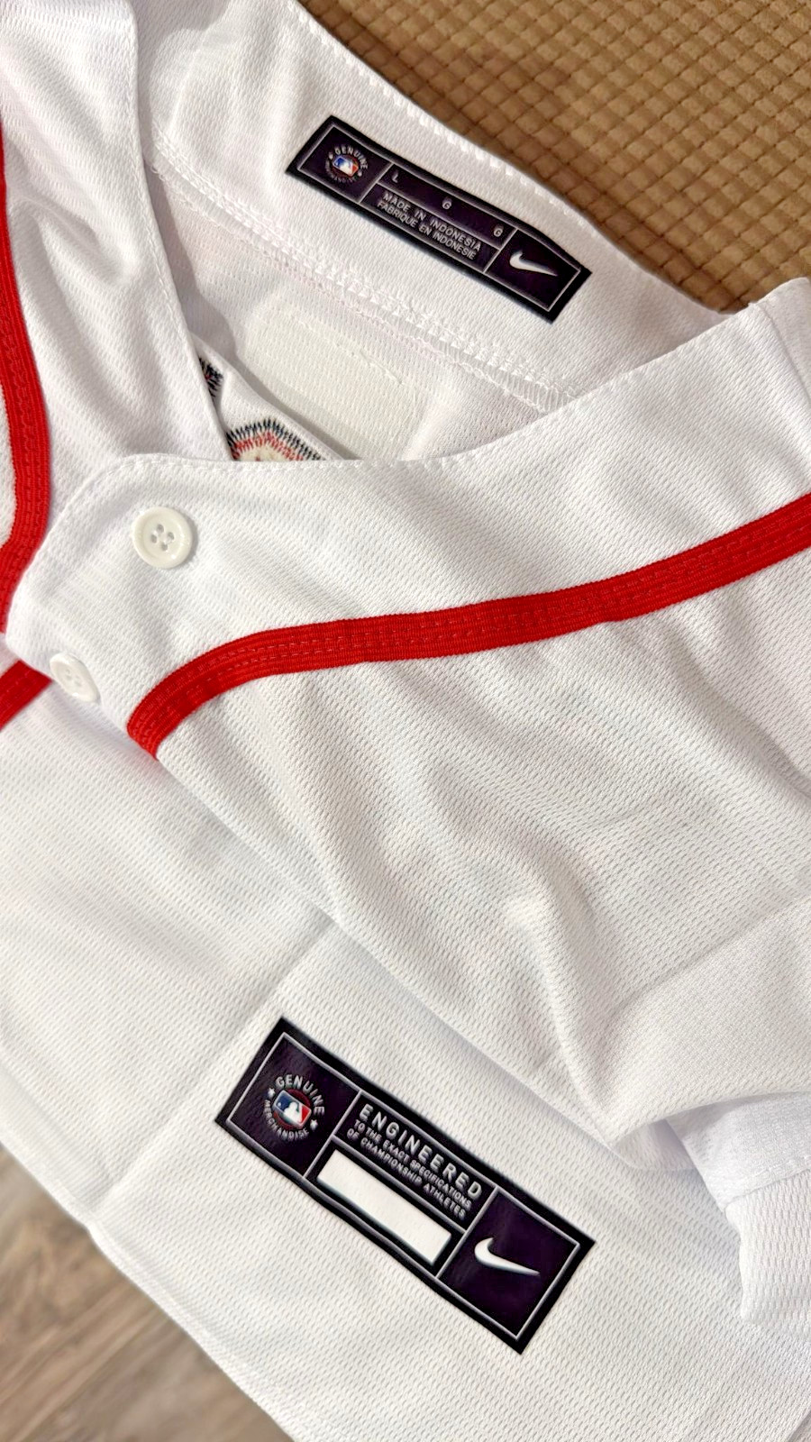 Nike Aroldis Chapman White Limited Stitched Jersey (Size M) Boston Red Sox