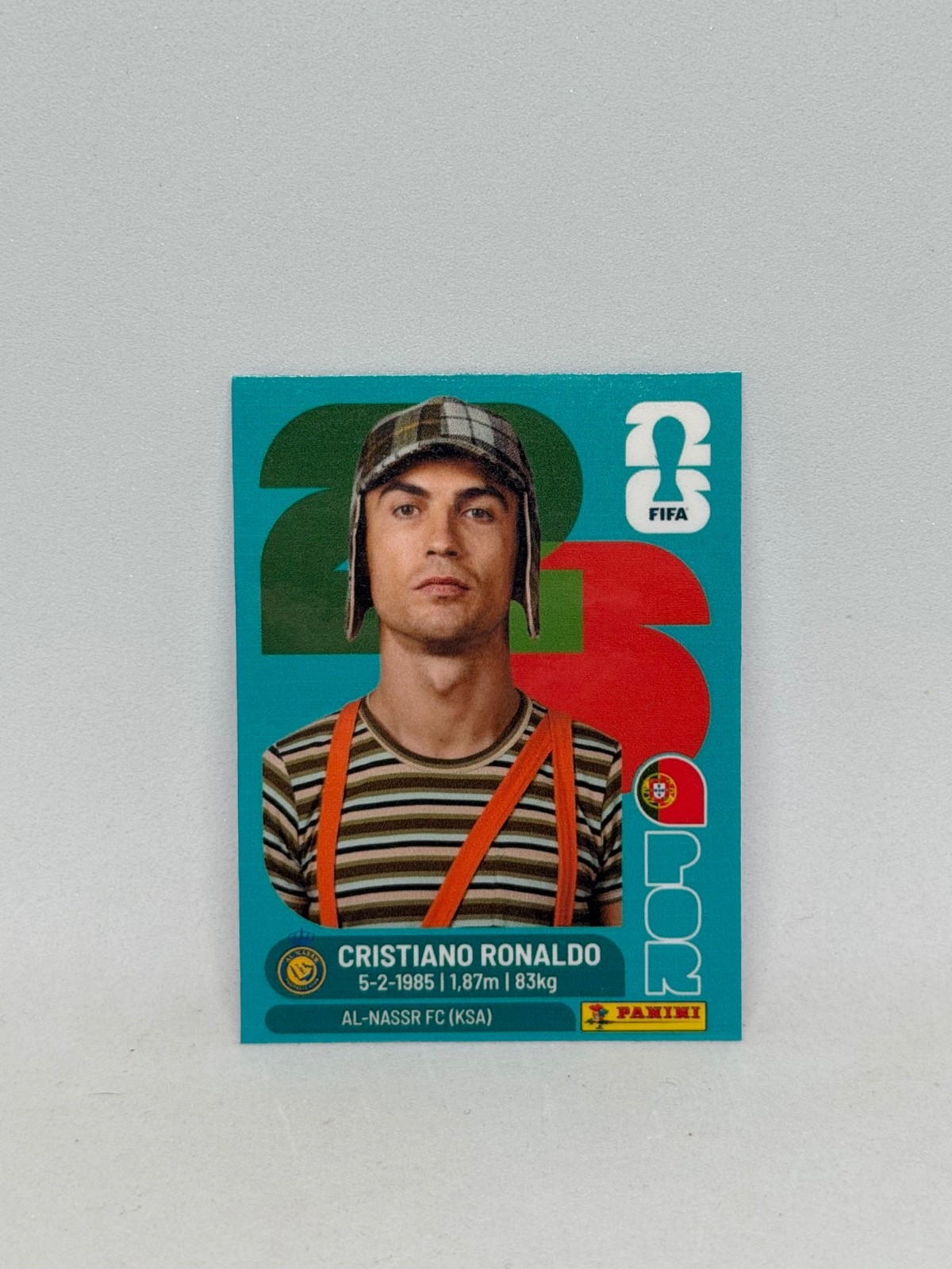 Cristiano Ronaldo El Chavo Del ocho Sticker Decal Fifa World Cup 2026 MEXICO