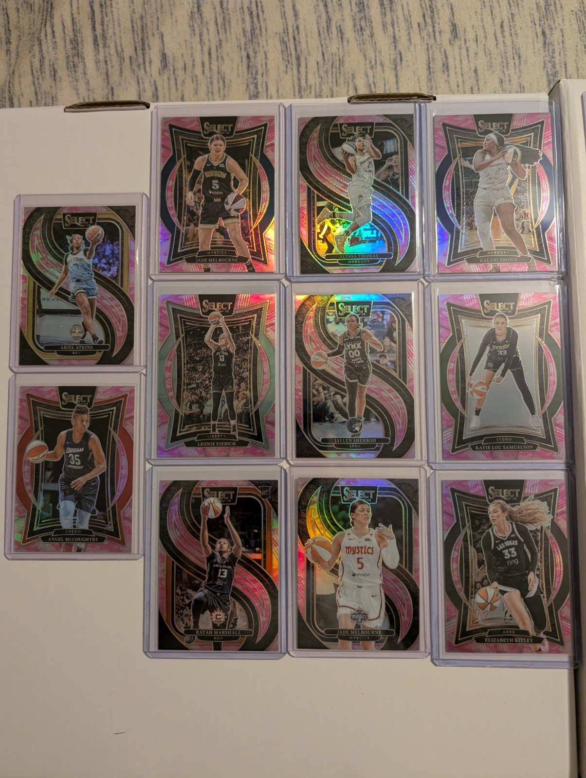 2025 Panini Select WNBA Singles PICK YOUR COLOR PRIZM NUMBERED PINK CAMO SP