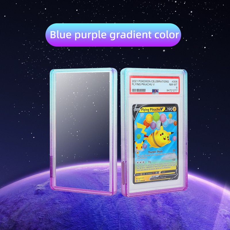 PSA/CGC Gradient Glitter TPU Bumper Graded Card Slab Guard Protector – 11 Colors
