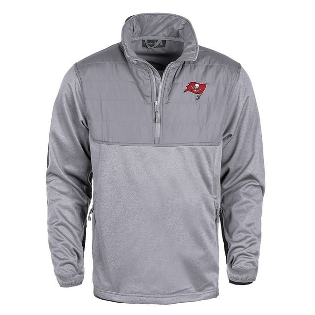 NFL Tampa Bay Buccaneers Unisex Adult Quarter-Zip Pullover Jacket Size XXL