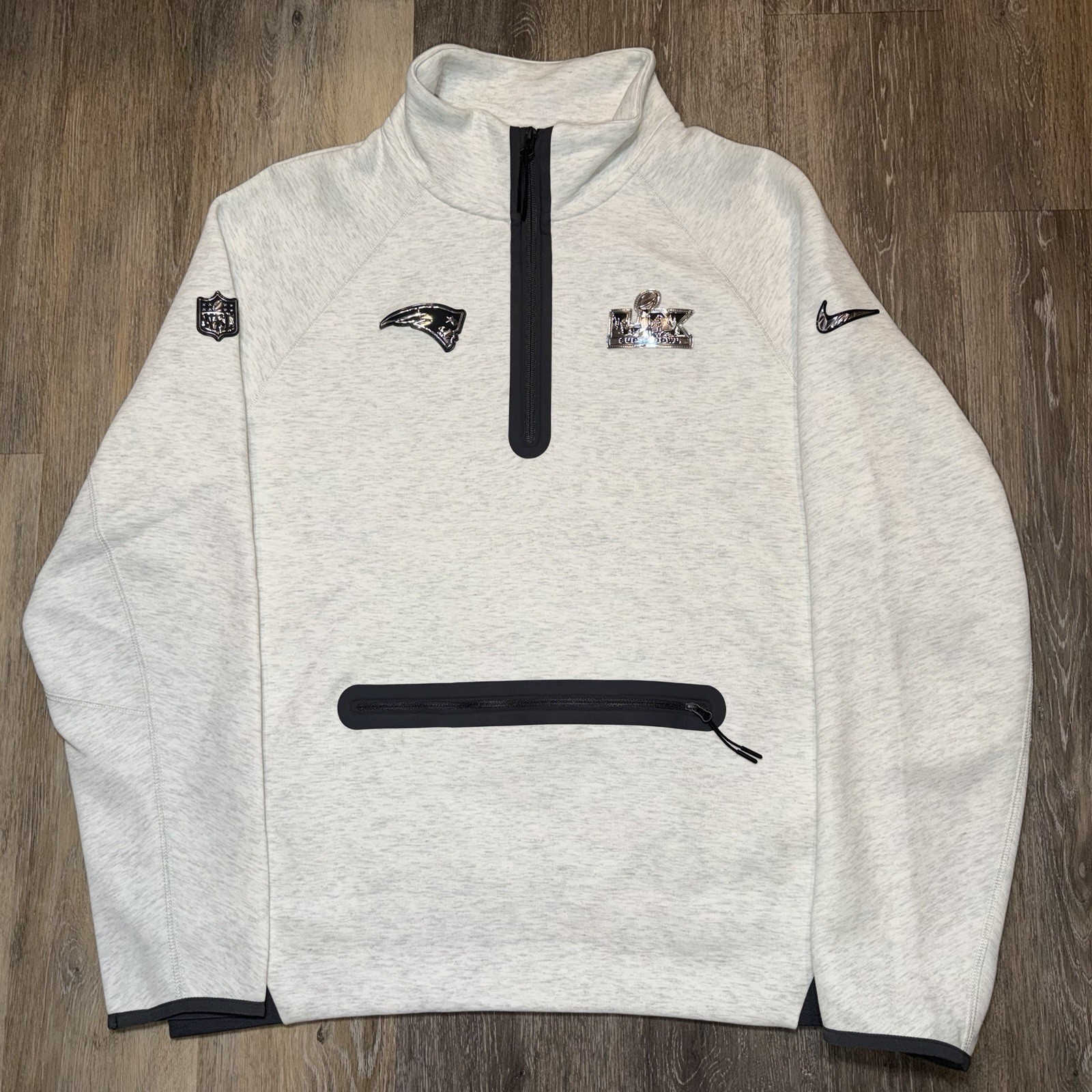 New England Patriots Super Bowl 60 LX Jacket Tech Fleece Opening Night Media Day
