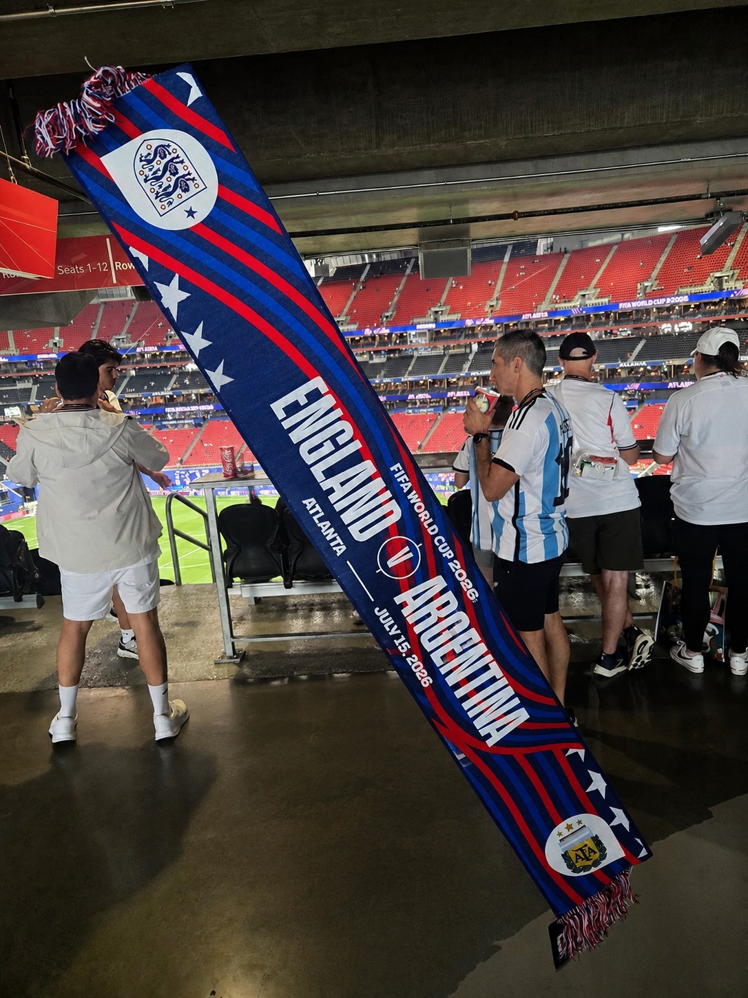 Argentina Vs England Game Day Scarf FIFA World Cup