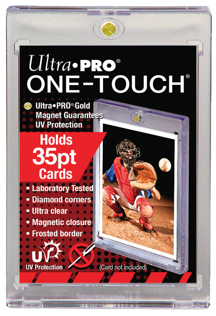 1 Ultra Pro One Touch 35pt UV Card Holder Display Case Magnetic Pokemon Sports