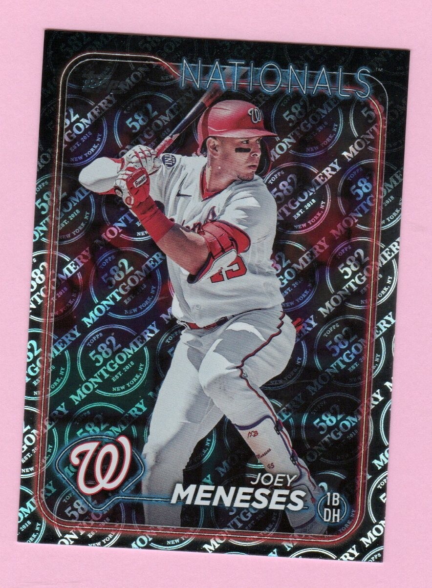 2024 Topps 582 Montgomery Club #142 Joey Meneses Washington Nationals