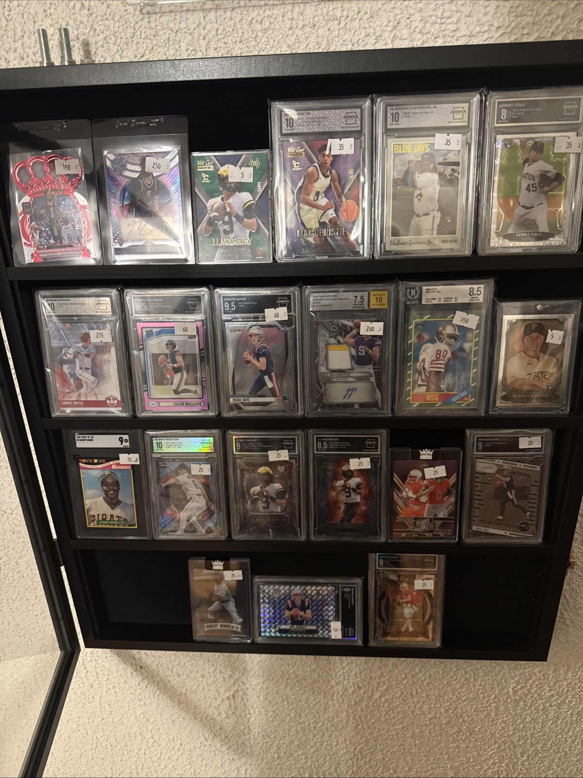 mixed sports card lot graded cards Rice Rc! #’d