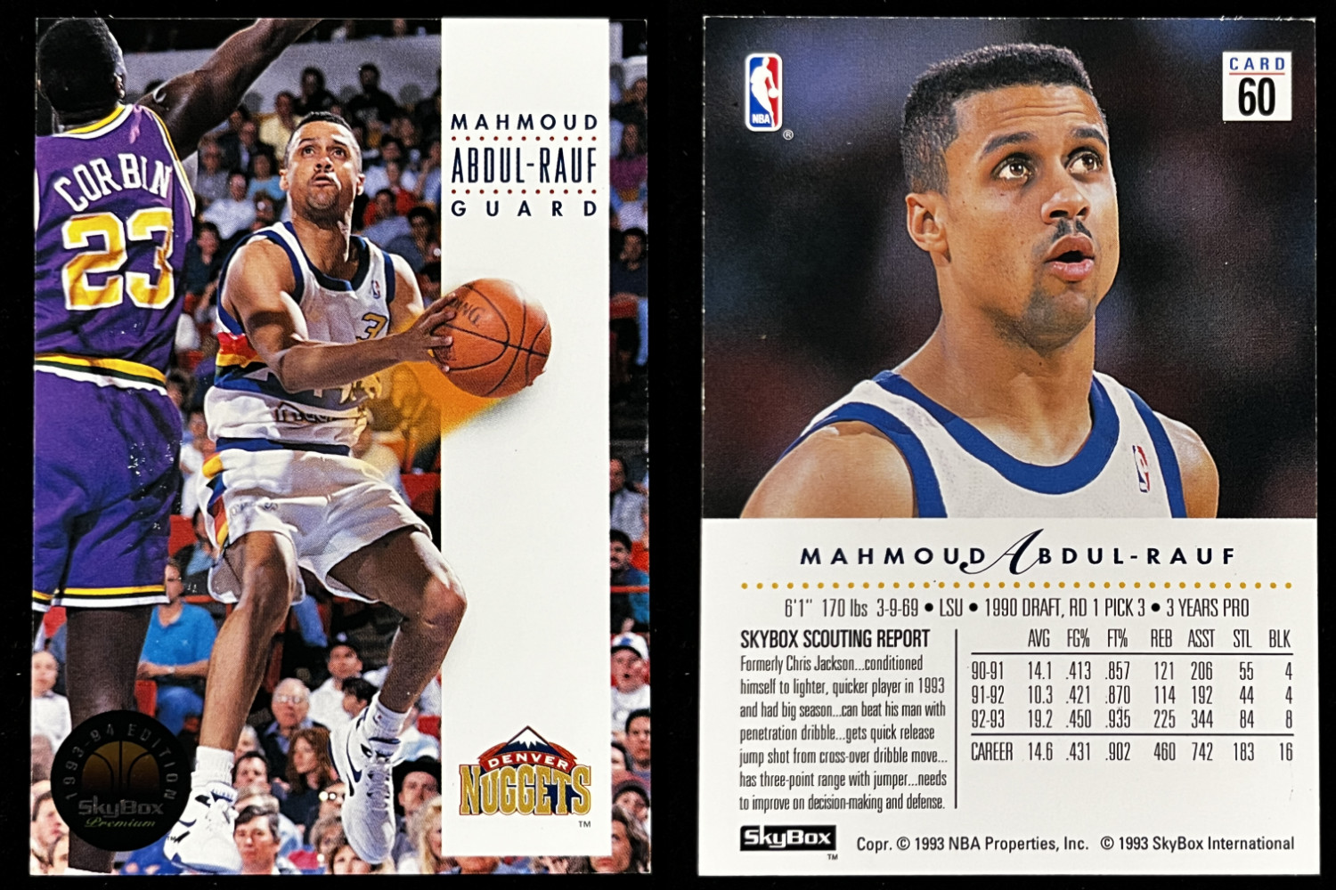 DENVER NUGGETS SINGLES ~ Multiple Players & Years ~ Volume Discounts!