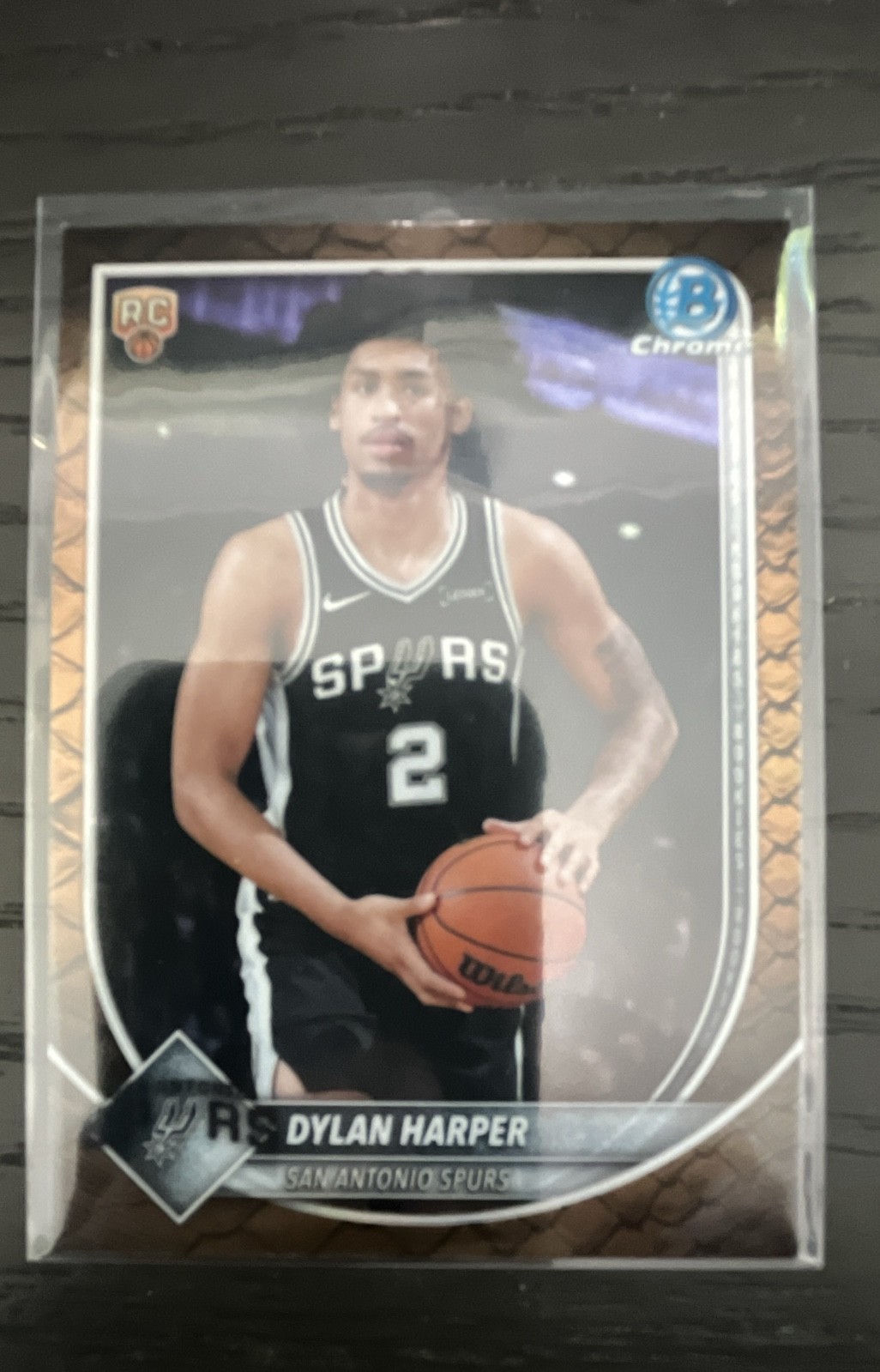 2025-26 Bowman – Chrome Dylan Harper #BCV-2 Reptilian Refractor (RC)
