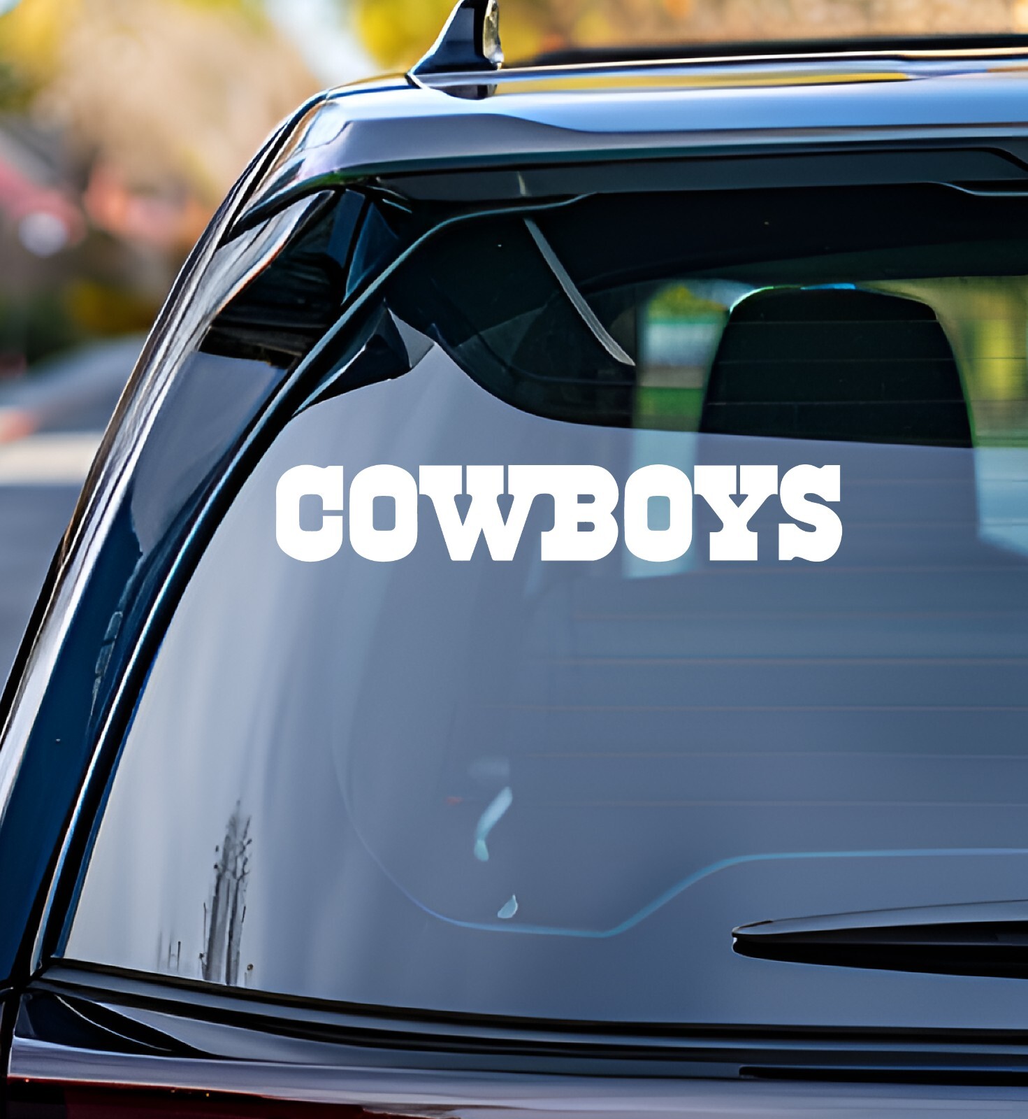 Dallas Cowboys Vinyl Decal Car Truck Vehicle Window Wall Sticker White v2