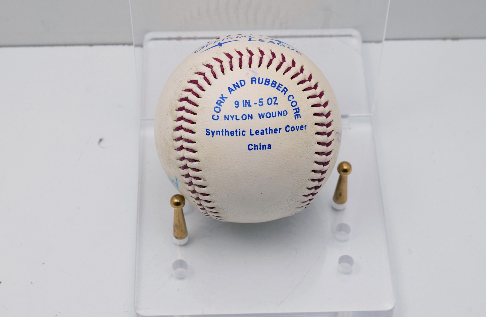 MacGregor Official League Baseball with Multiple Unknown Signatures No Stand