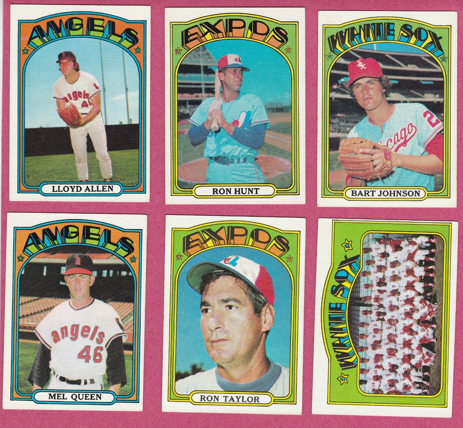1972 Topps Baseball Cards – mostly EX+ to EXMT commons, #252 – 646