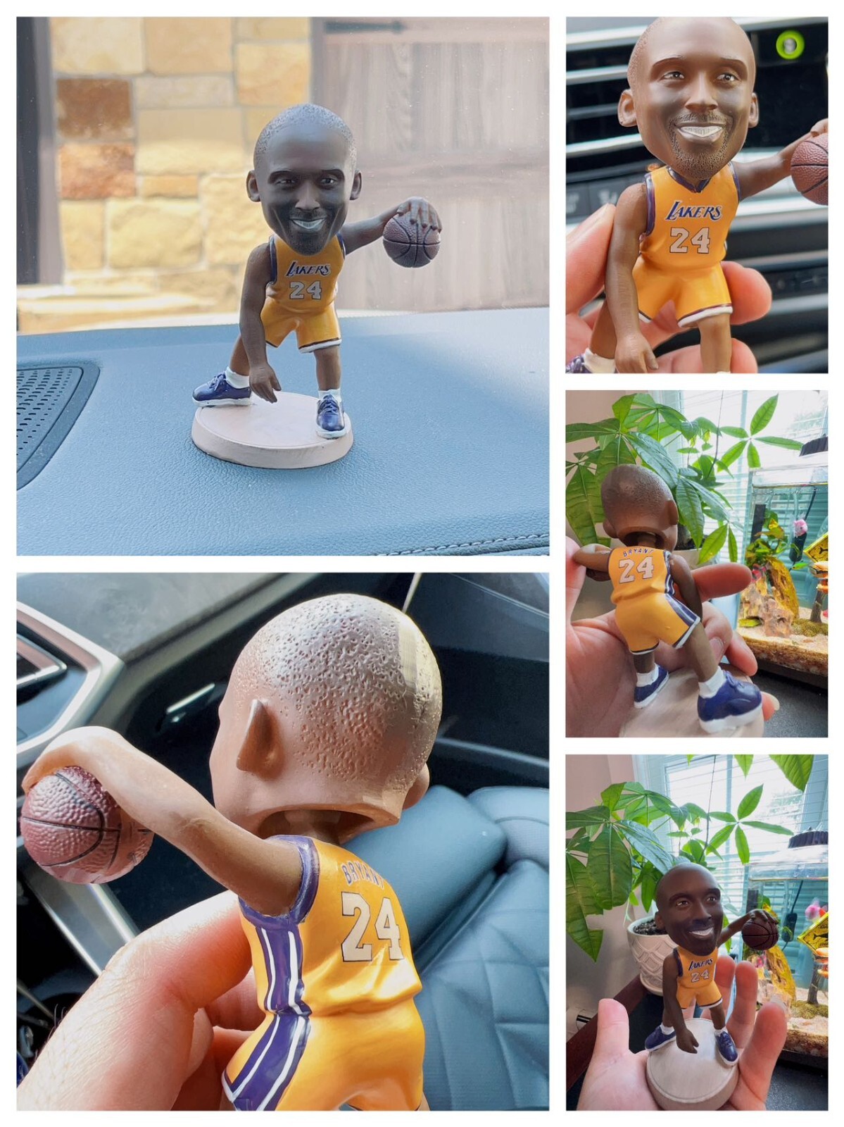 Kobe Bryant Bobblehead Shake Head Action Figure – LA Lakers #24.