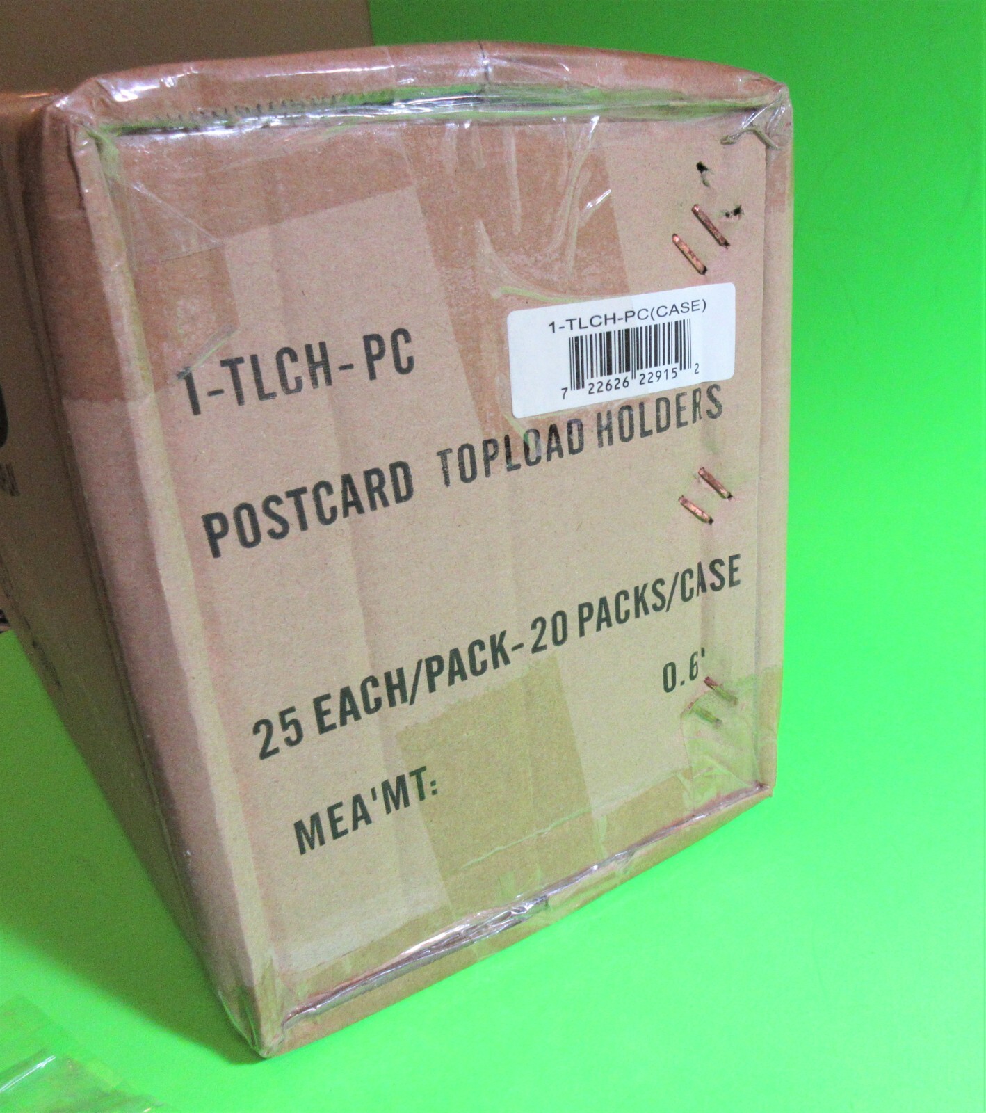 500 POSTCARD TOPLOADERS,HOLDERS,RIGID PVC,ARCHIVAL SAFE,FITS 5.875″X 3.75″ CARDS