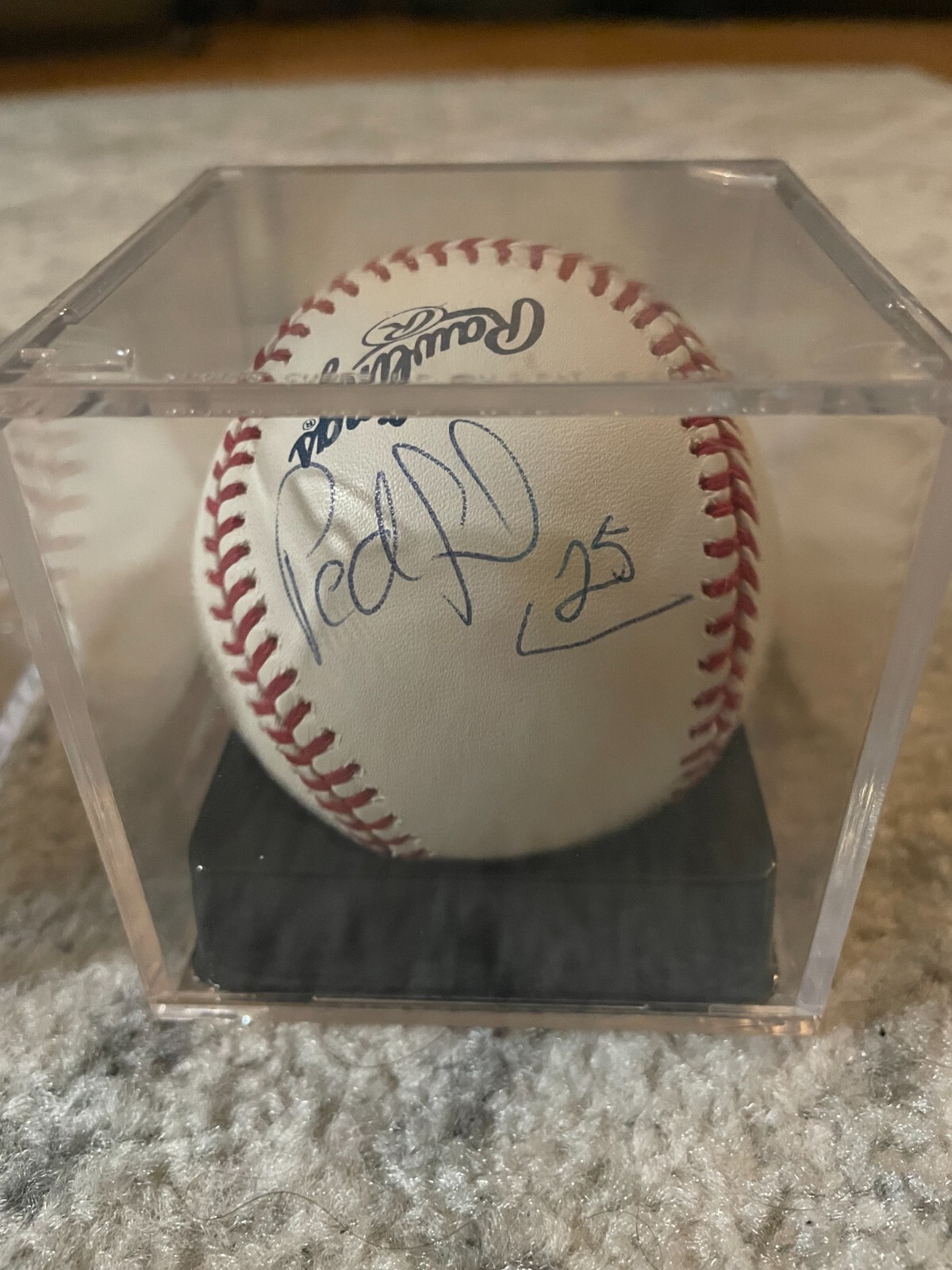 Pedro Feliciano Signed Baseballs (x2) available – no COA and Protective Case