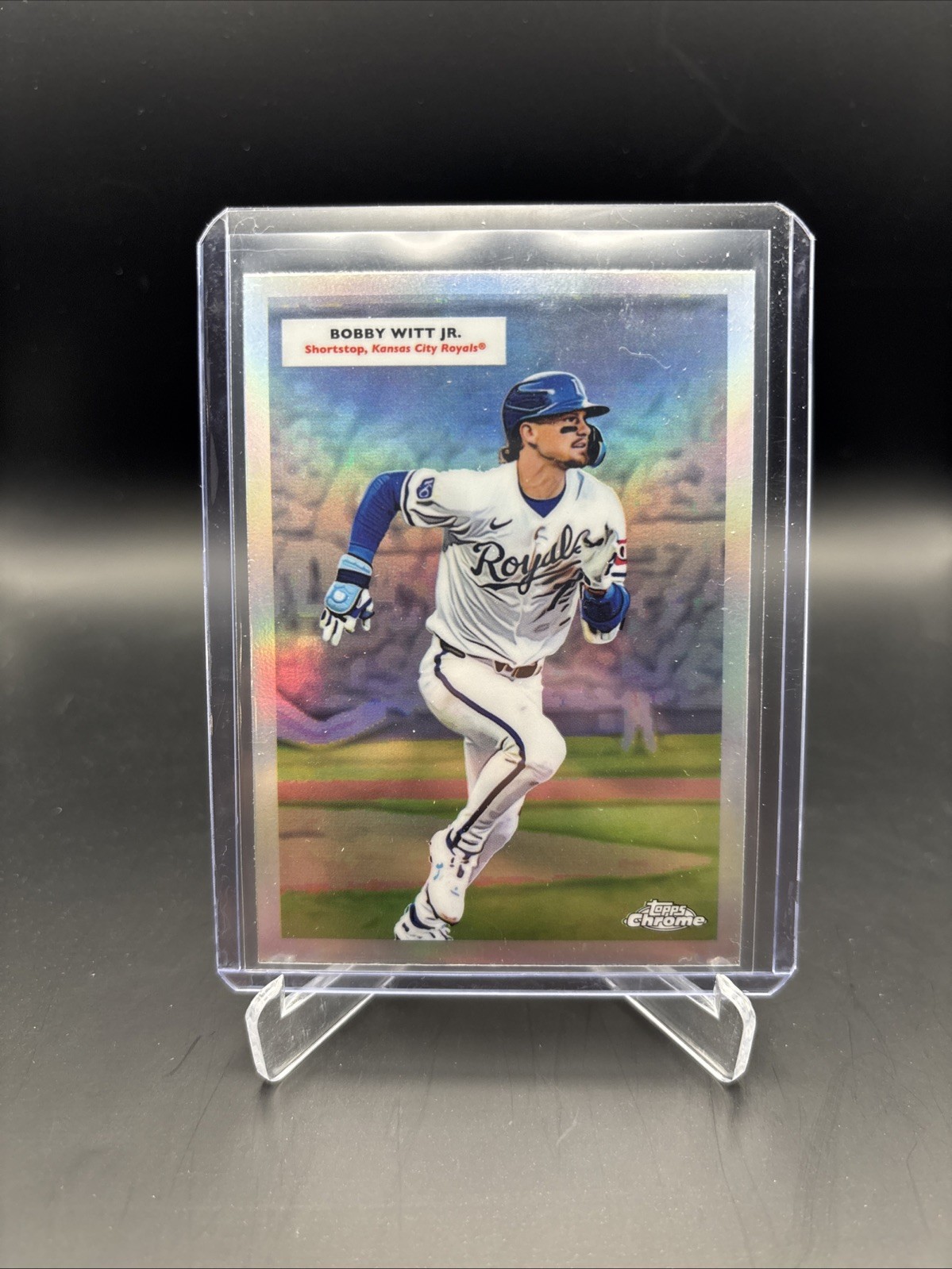 2025 Topps Chrome Platinum Baseball BOBBY WITT / GEORGE BRETT 55DH-12 Royals