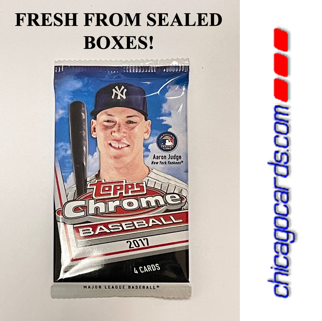 2017 Topps Chrome Retail Pack (Aaron Judge Cody Bellinger RC Rookie Rftr AUTO)?